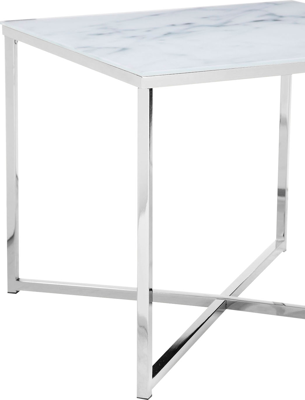 SalesFever Beistelltisch, Tischplatte in Marmoroptik