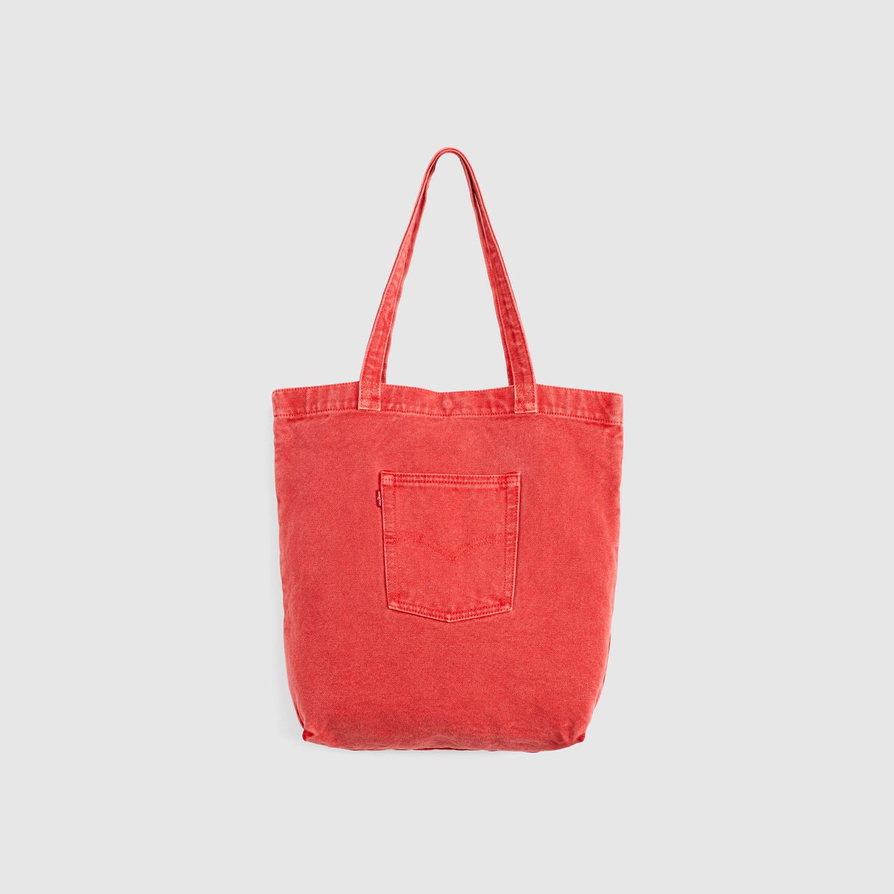 LEVI'S Damen Beuteltasche "LEVIS TOTE"sunshine tint again, Denim/Jeans, Baumwolle, Taschen, aus Denim, mit Außentasche