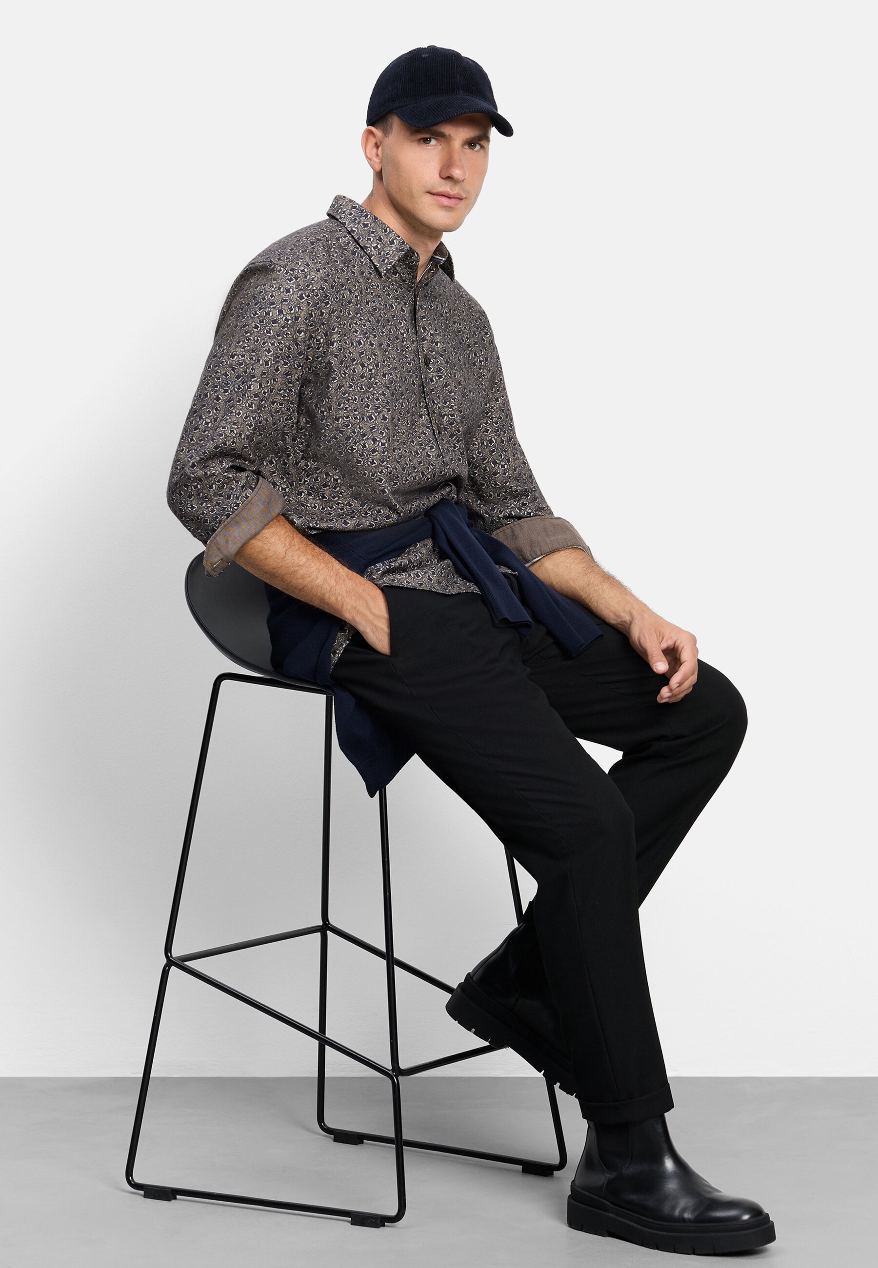 OLYMP Langarmhemd »OLYMP Casual, Regular Fit, Kent«
