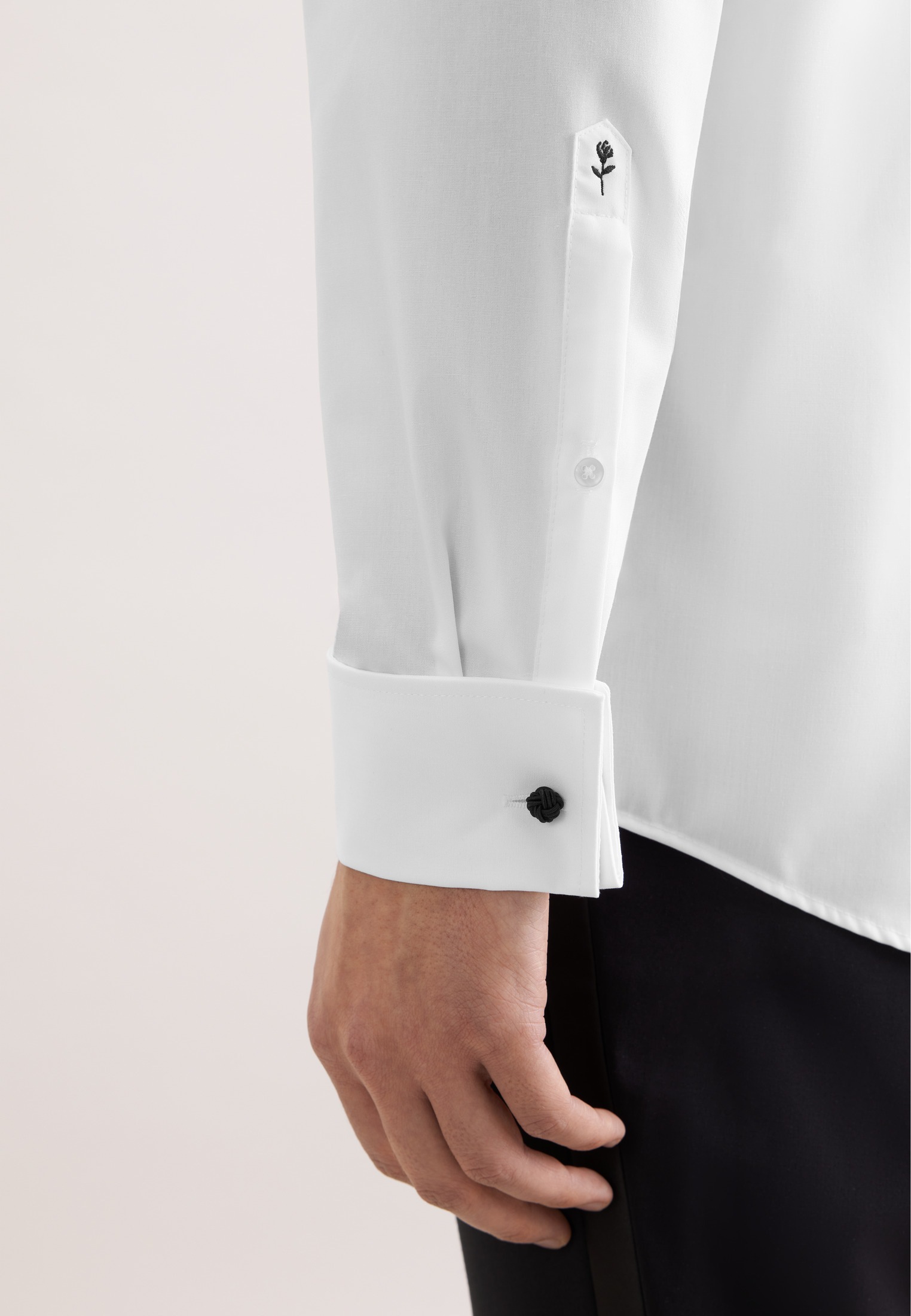 Seidensticker Schwarze Rose Men's Smoking Shirt White XXL 6
