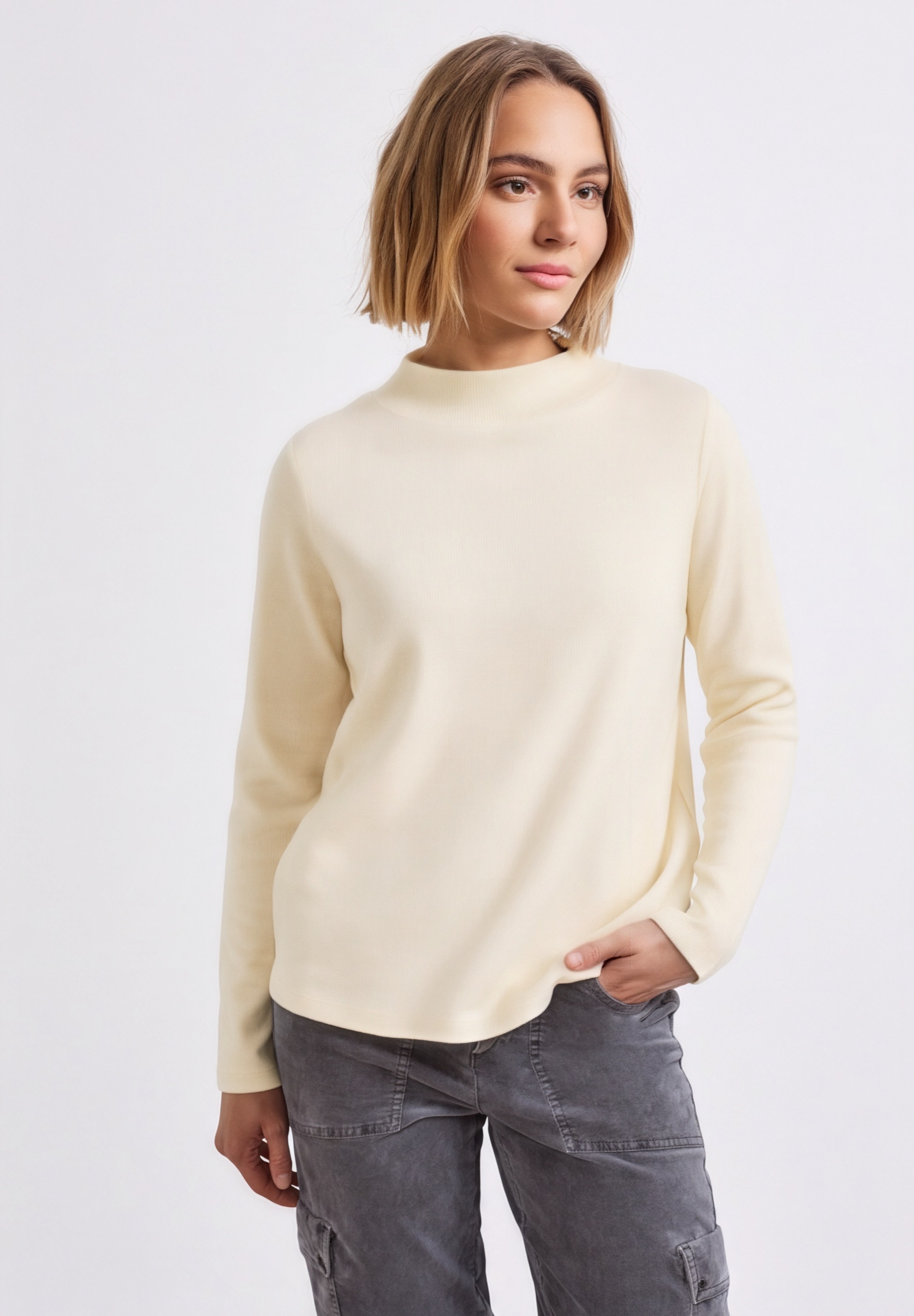 STREET ONE STUDIO Langarmshirt mit Turtleneck