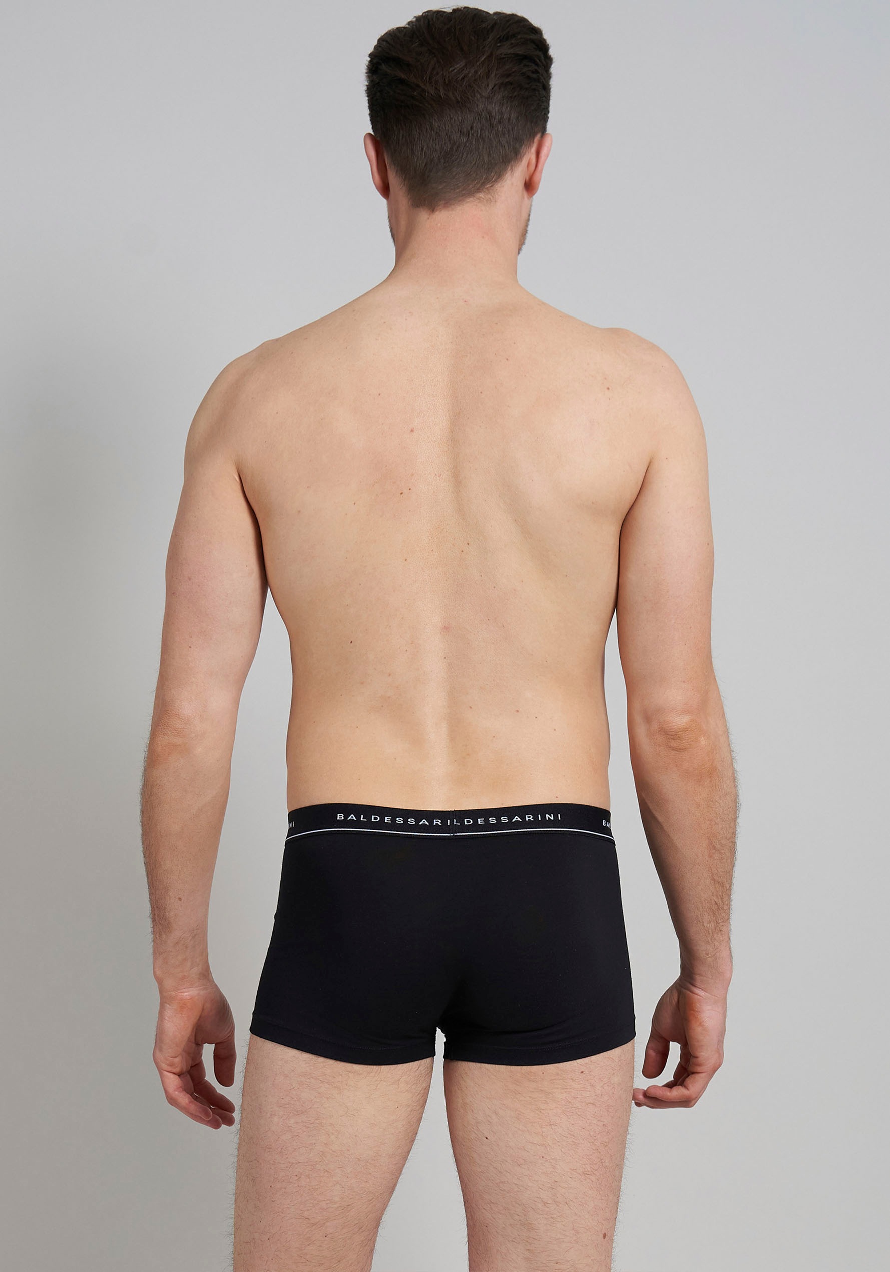 Thumbnail - BALDESSARINI Boxer "Monaco" 3er-Pack, Breiter Bund, eng, elastisch, basic, atmungsaktiv, Baumwollmix