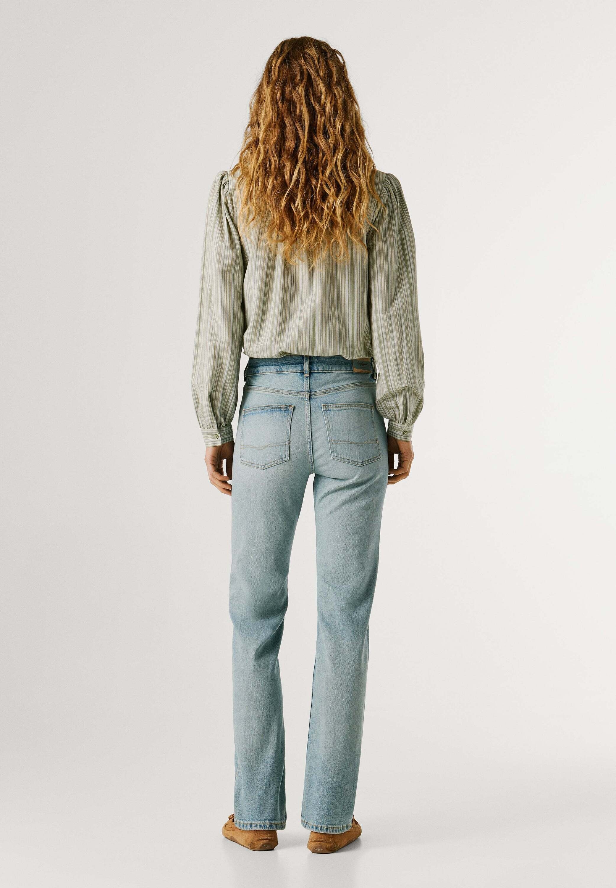 Pepe Jeans Straight-Jeans »trousers STRAIGHT MW ARROW SUMMER STONE«