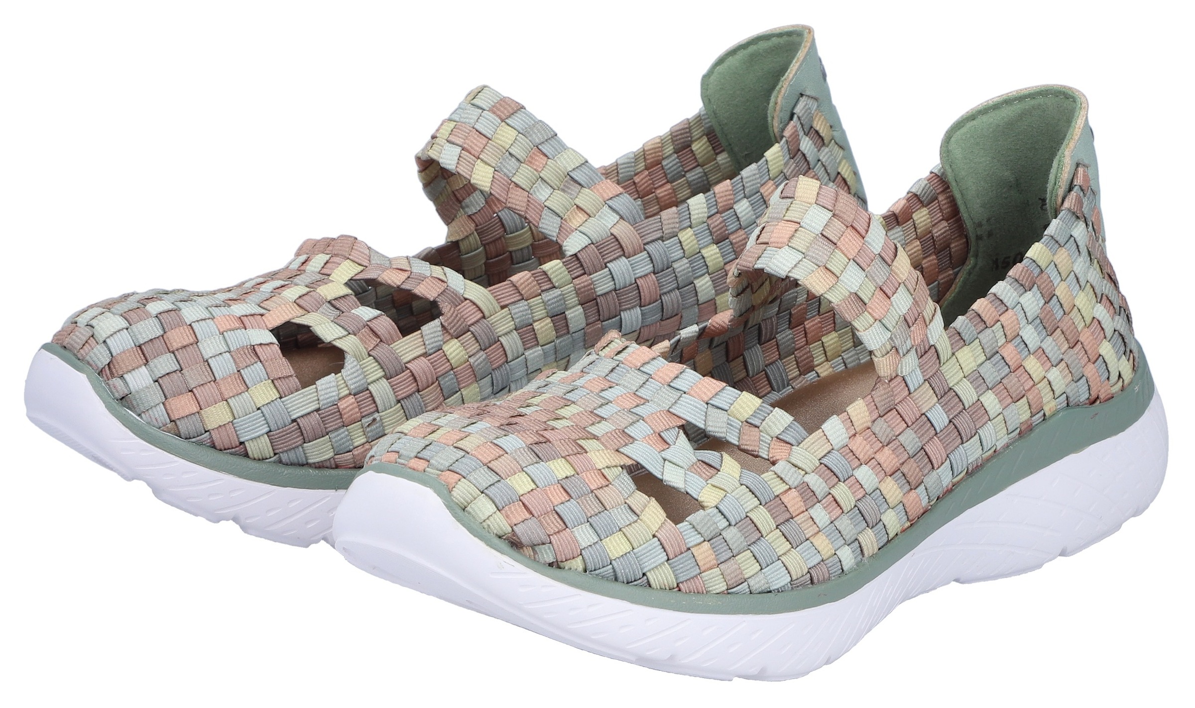 Rieker Riemchenballerina  Slipper, Schlupfschuh mit MemoSoft-Innensohle