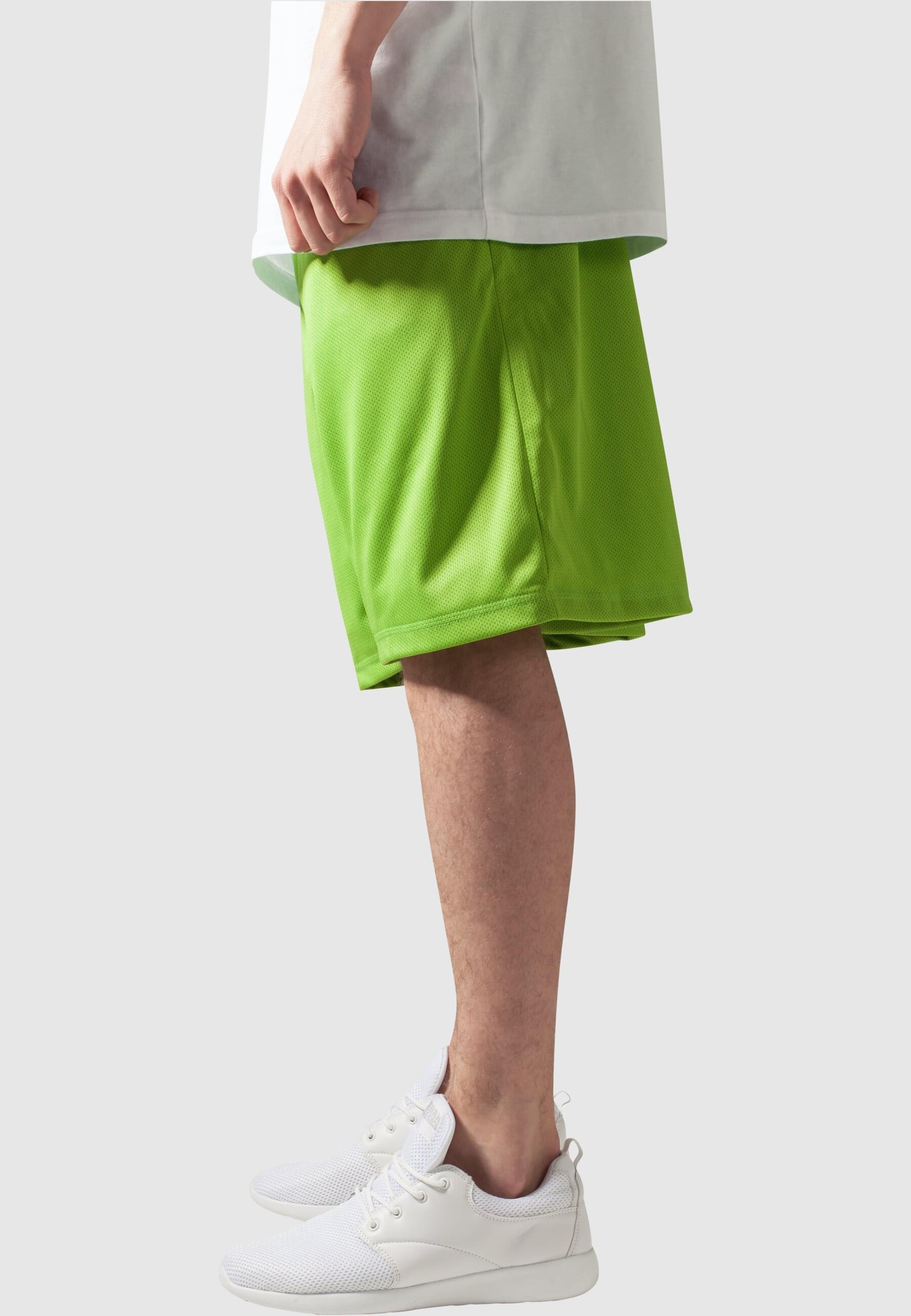 URBAN CLASSICS Stoffhose »Urban Classics Herren Bball Mesh Shorts«, (1 tlg.)