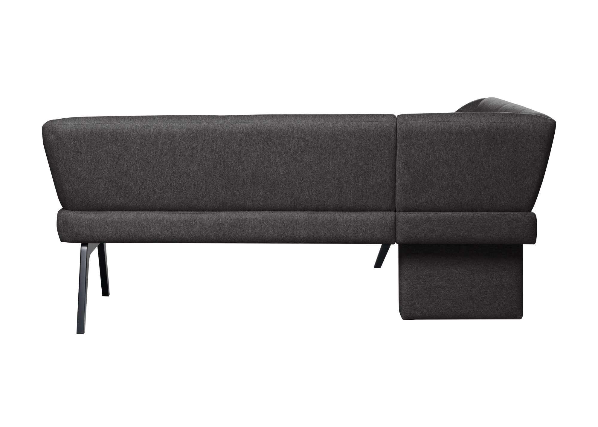 Otto Home Aretha Corner Bench Black 215cm 2