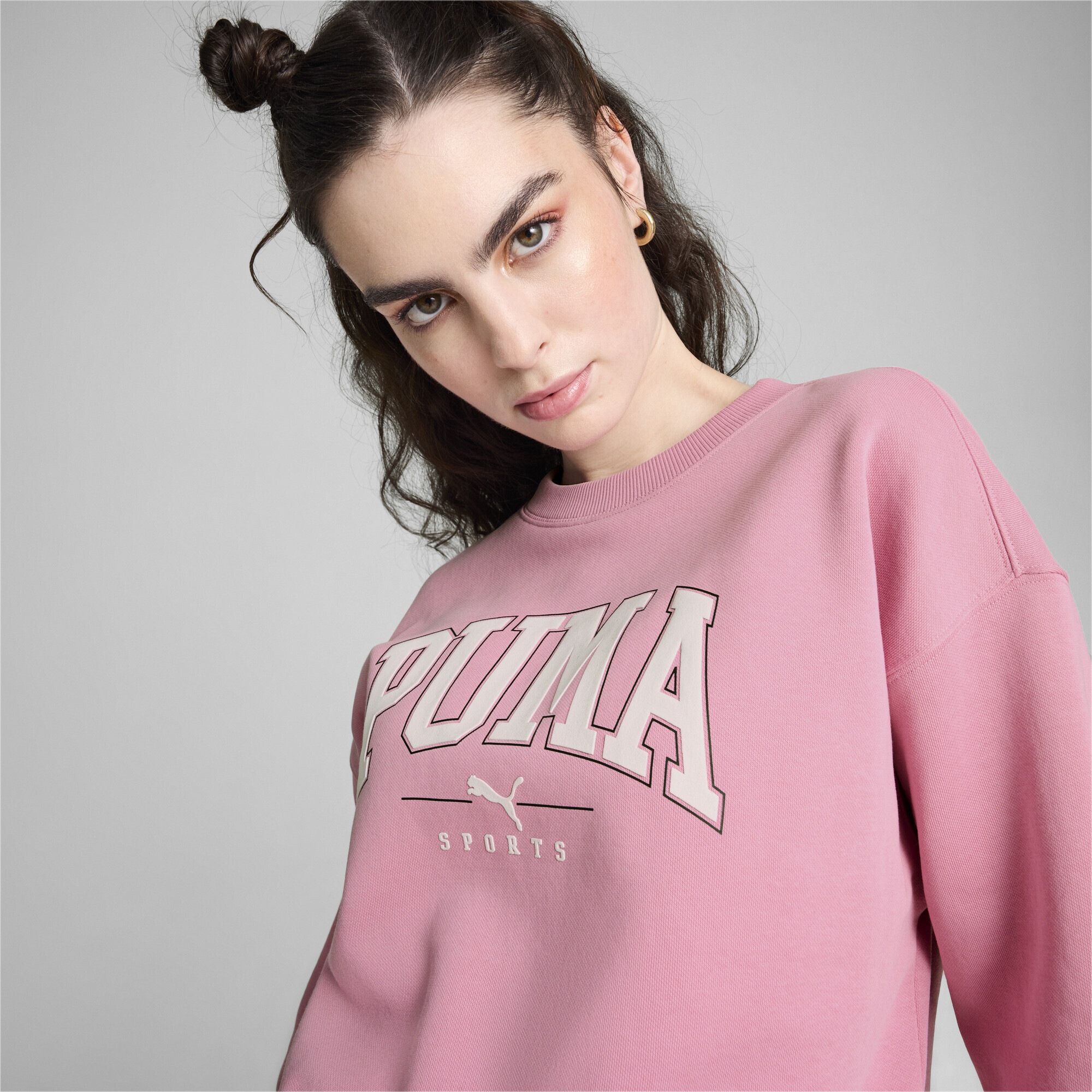PUMA Sweatshirt »PUMA SQUAD Langes Sweatshirt Damen«