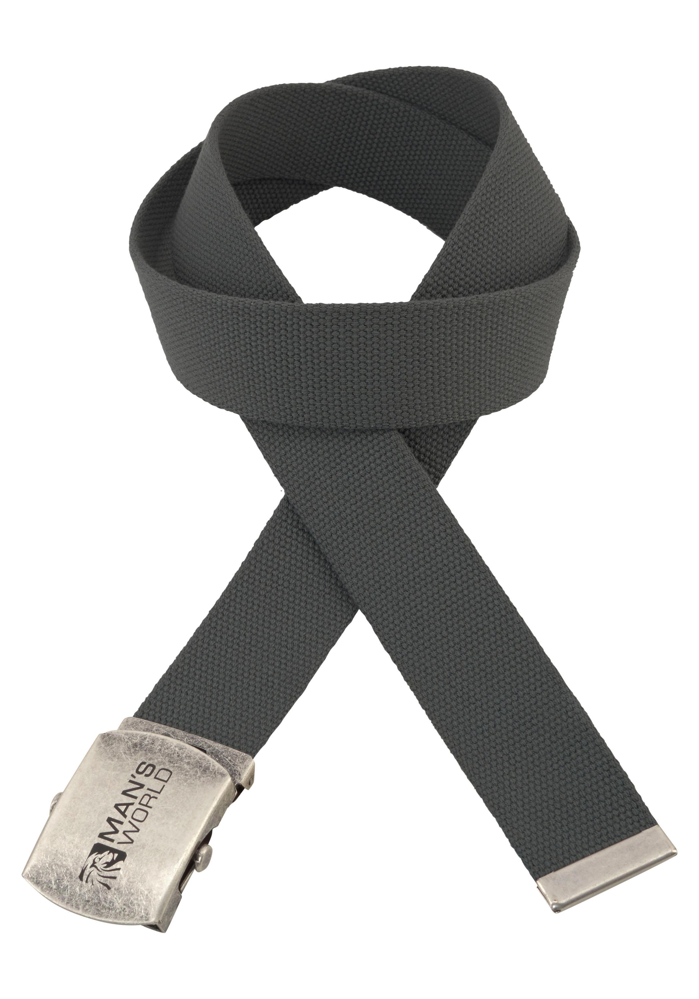Mans World Stoffgürtel aus Textilband im zeitlosen Design - NEUE FARBE im u günstig online kaufen