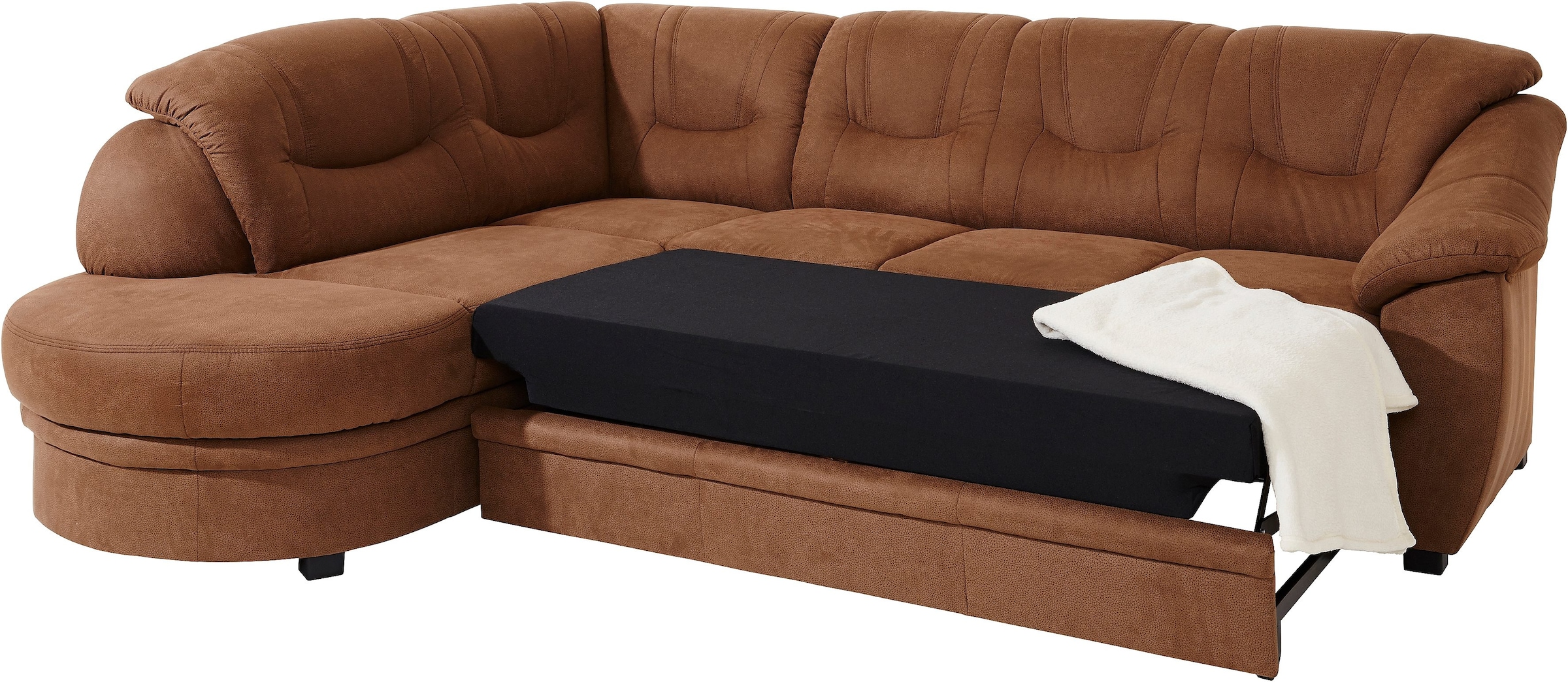 sit&more Ecksofa »Savoni L-Form«, wahlweise mit Bettfunktion