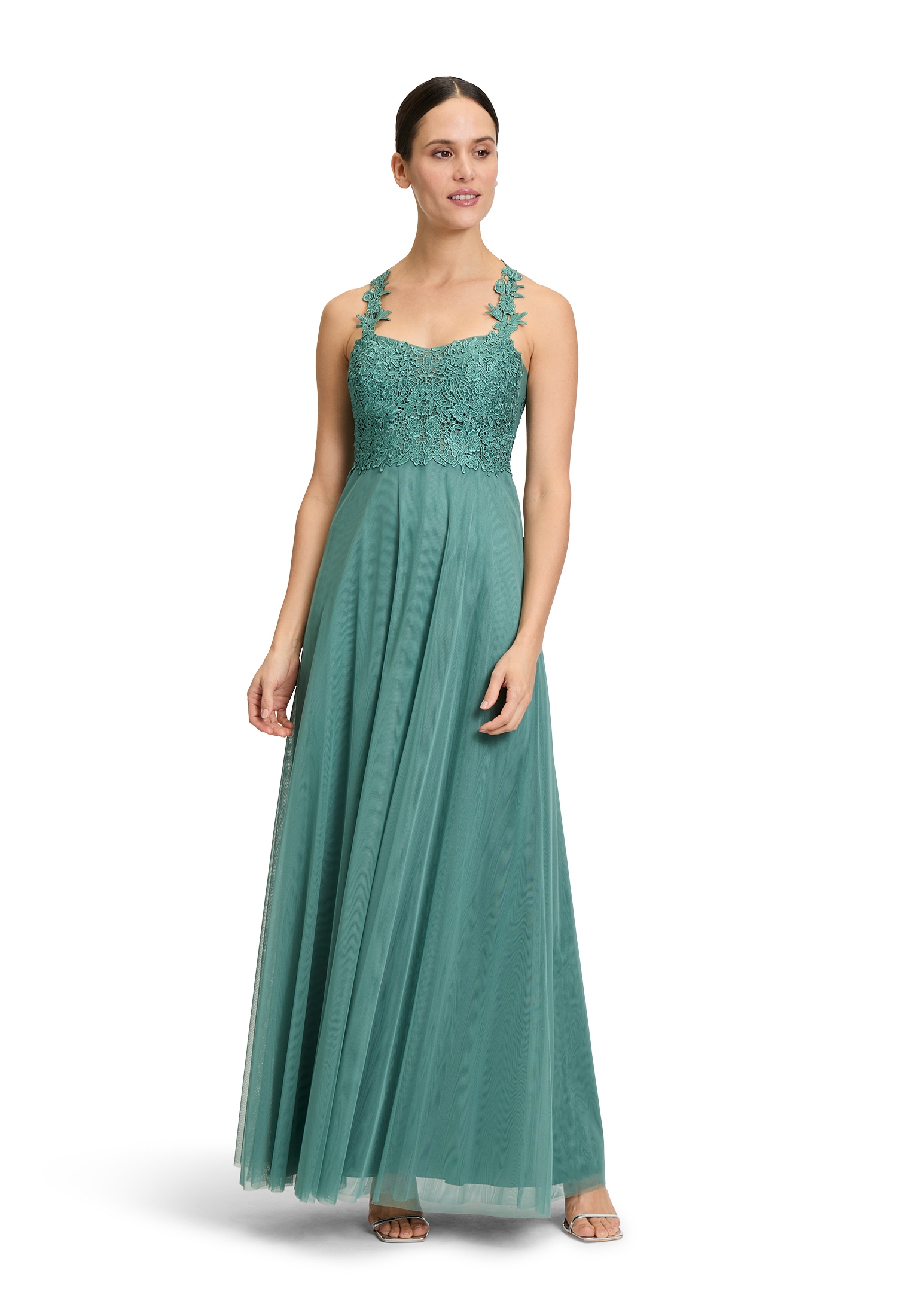 Vera Mont Abendkleid "Vera Mont Damen Abiballkleid mit Spitze", Rückenfrei günstig online kaufen