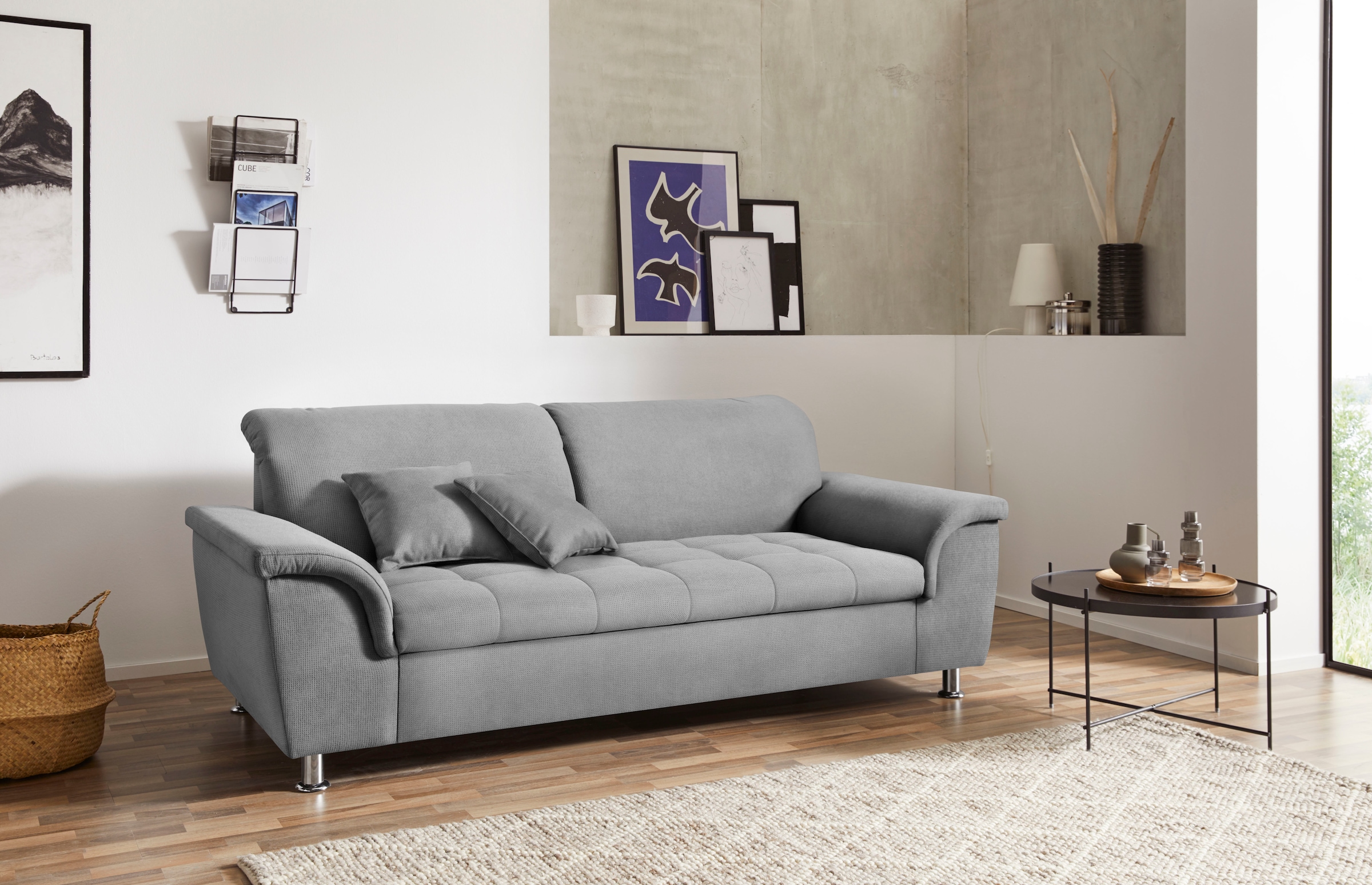 DOMO collection 2,5-Sitzer "Franzi, zeitlos und elegant, moderne Sitzheftun günstig online kaufen