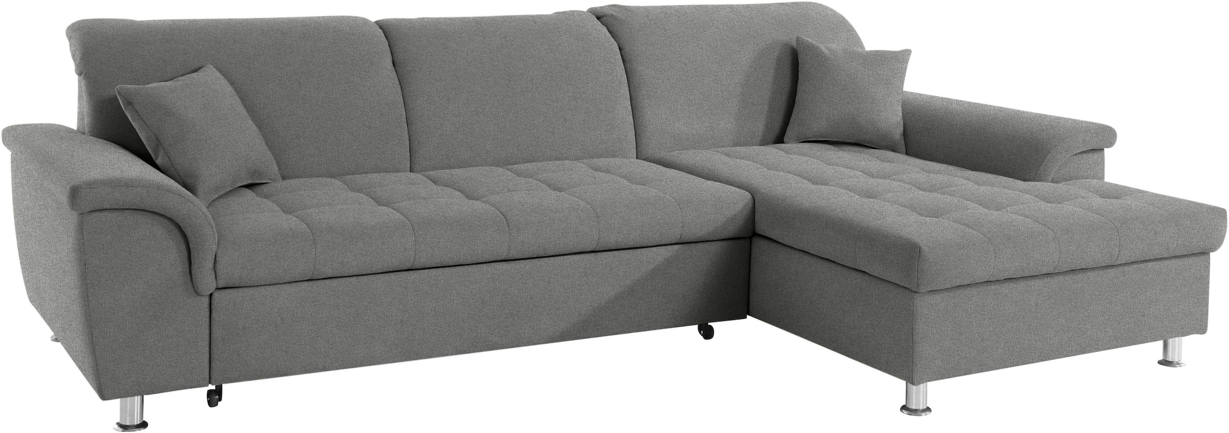 DOMO collection Ecksofa »Franzi L-Form«, wahlweise mit Kopfteilverstellung (dann Tiefe: 170 cm)