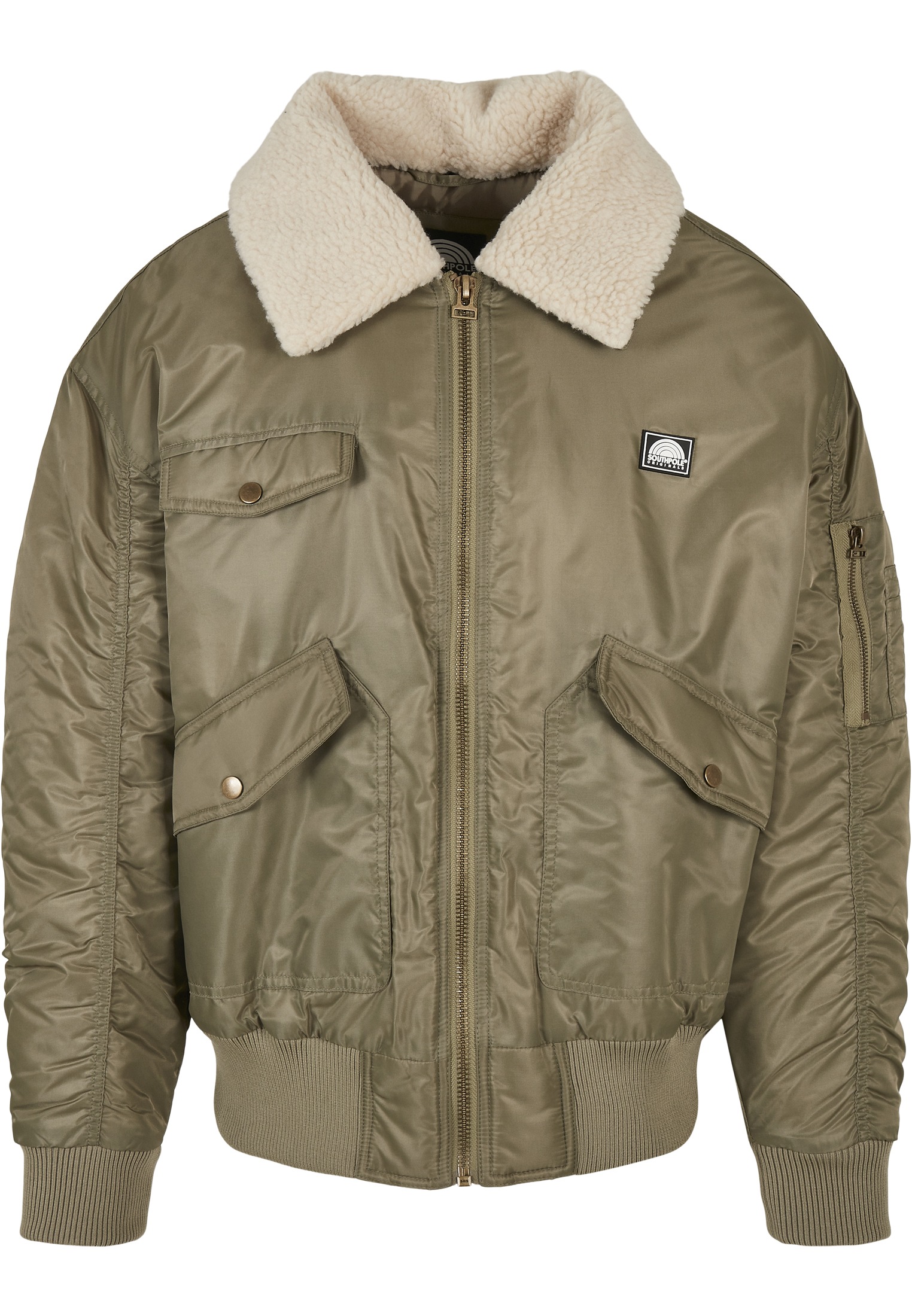 Southpole Winterjacke »Herren Southpole Bomber Jacket« (1 St.) mit Kapuze