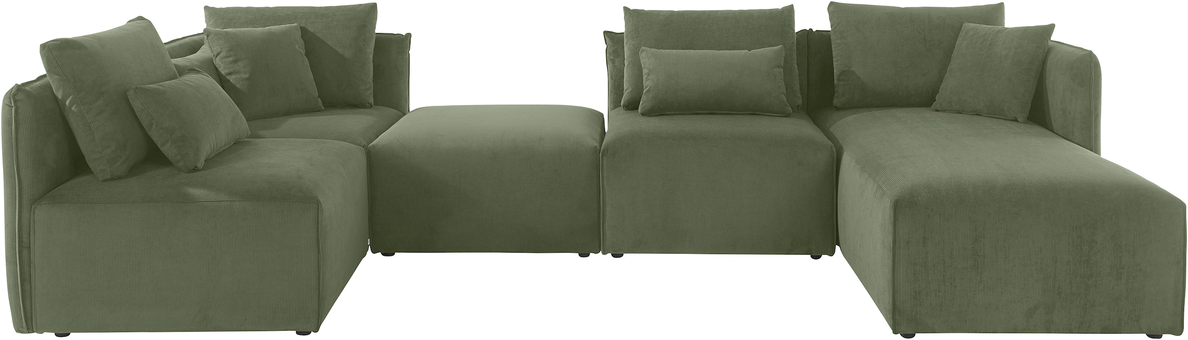 OTTO home Wohnlandschaft "Nöre U-Form" 5 Teile, in vielen Bezugsqualitäten günstig online kaufen