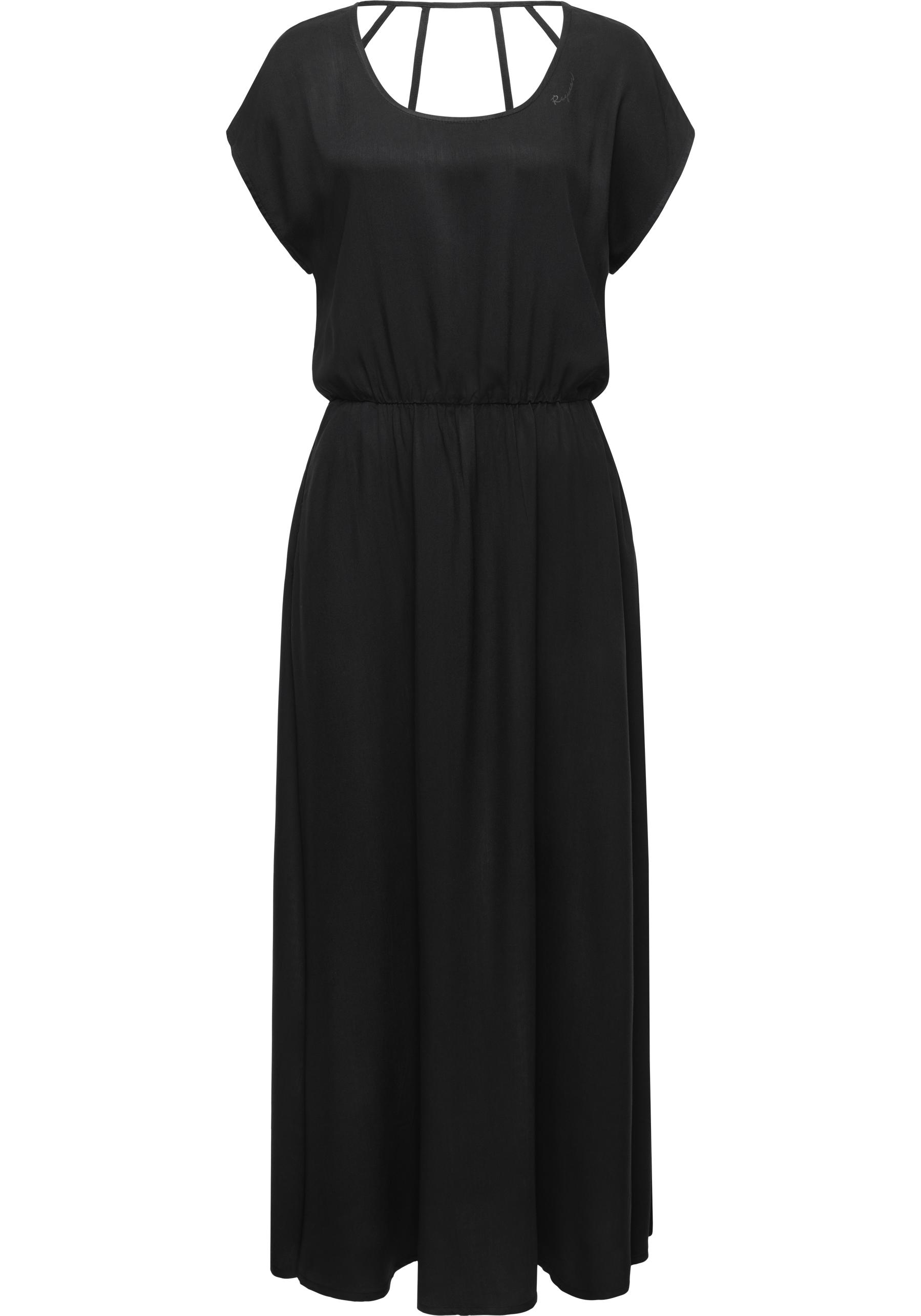 Jerseykleid »Lalline«, Wadenlanges Shirtkleid mit stylischem Rückenausschnitt