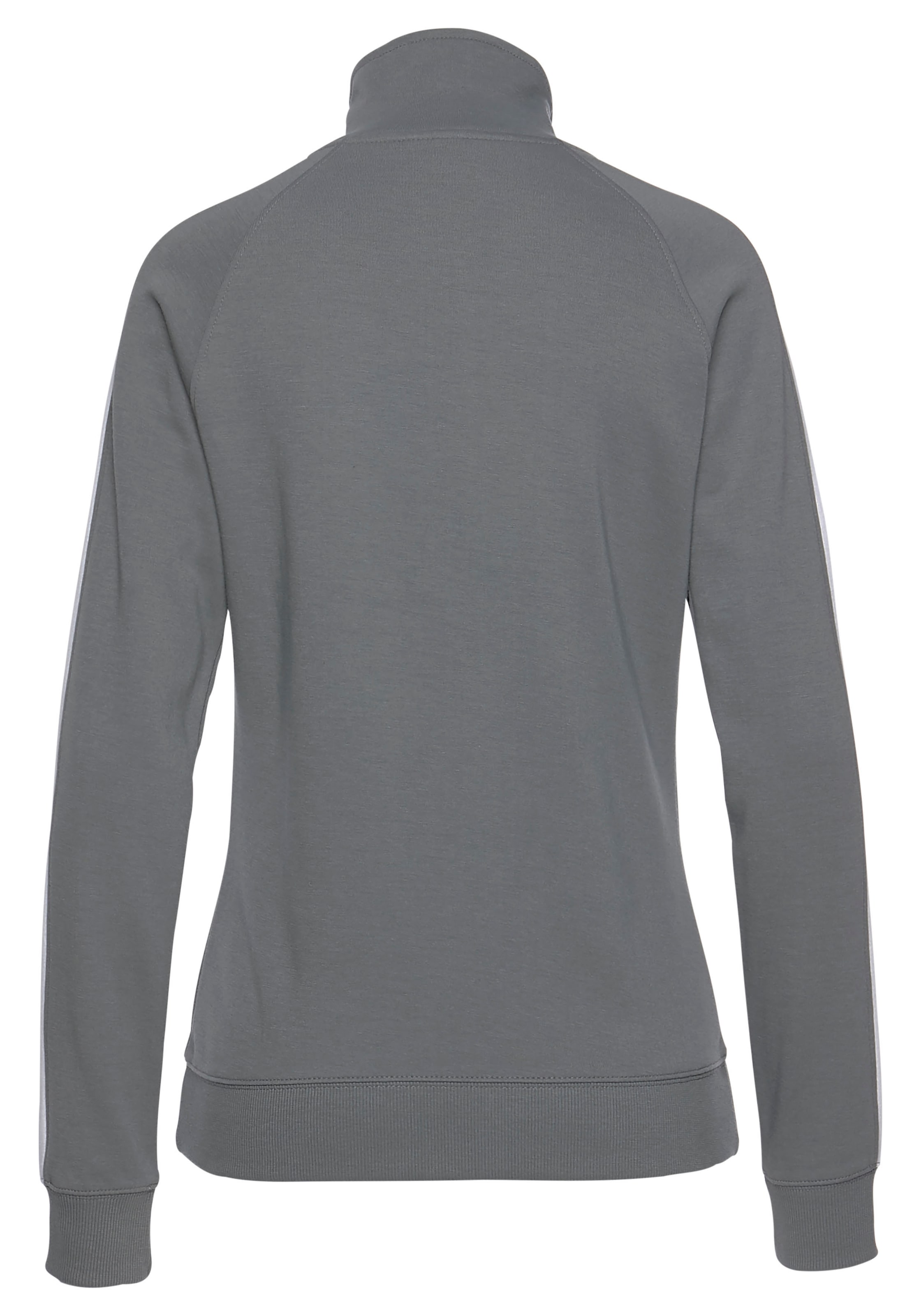 Bench. Loungewear Sweatjacke, mit Seitenstreifen und Stehkragen, Loungewear günstig online kaufen