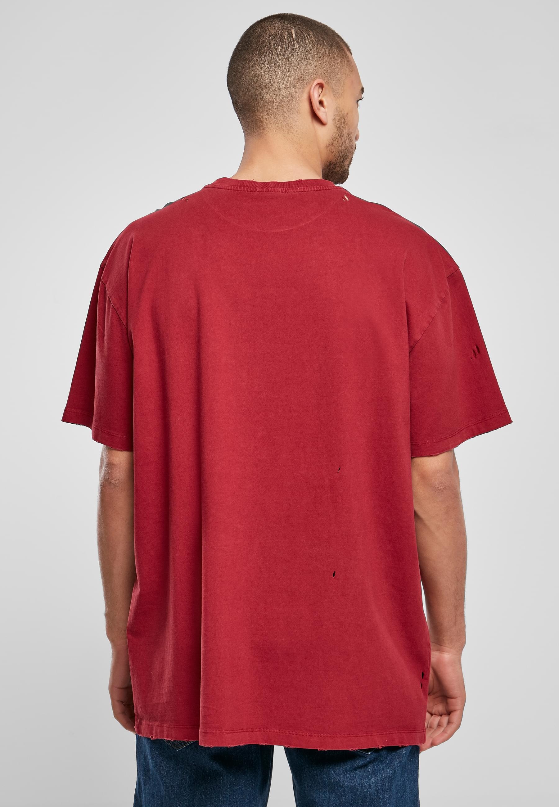 URBAN CLASSICS T-Shirt »Urban Classics Herren Oversized Distressed Tee«, (1 tlg.)
