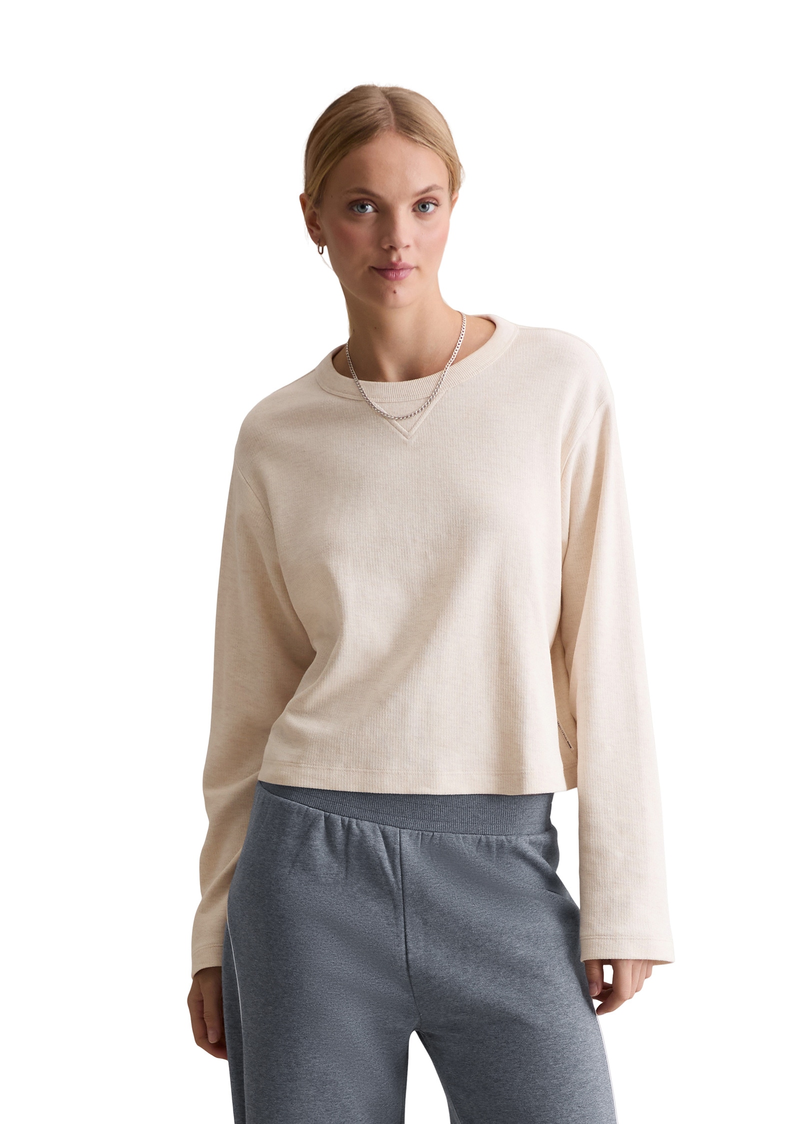 Marc OPolo DENIM Langarmshirt "aus Heavy Jersey" günstig online kaufen