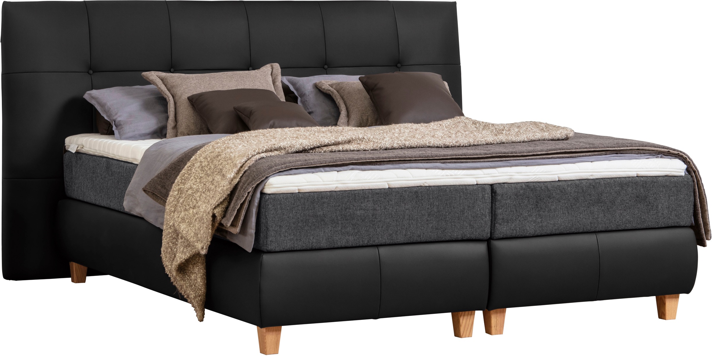 alina Boxspringbett "Luella", ADA trendline Boxspringbett, inkl. Matratze u günstig online kaufen