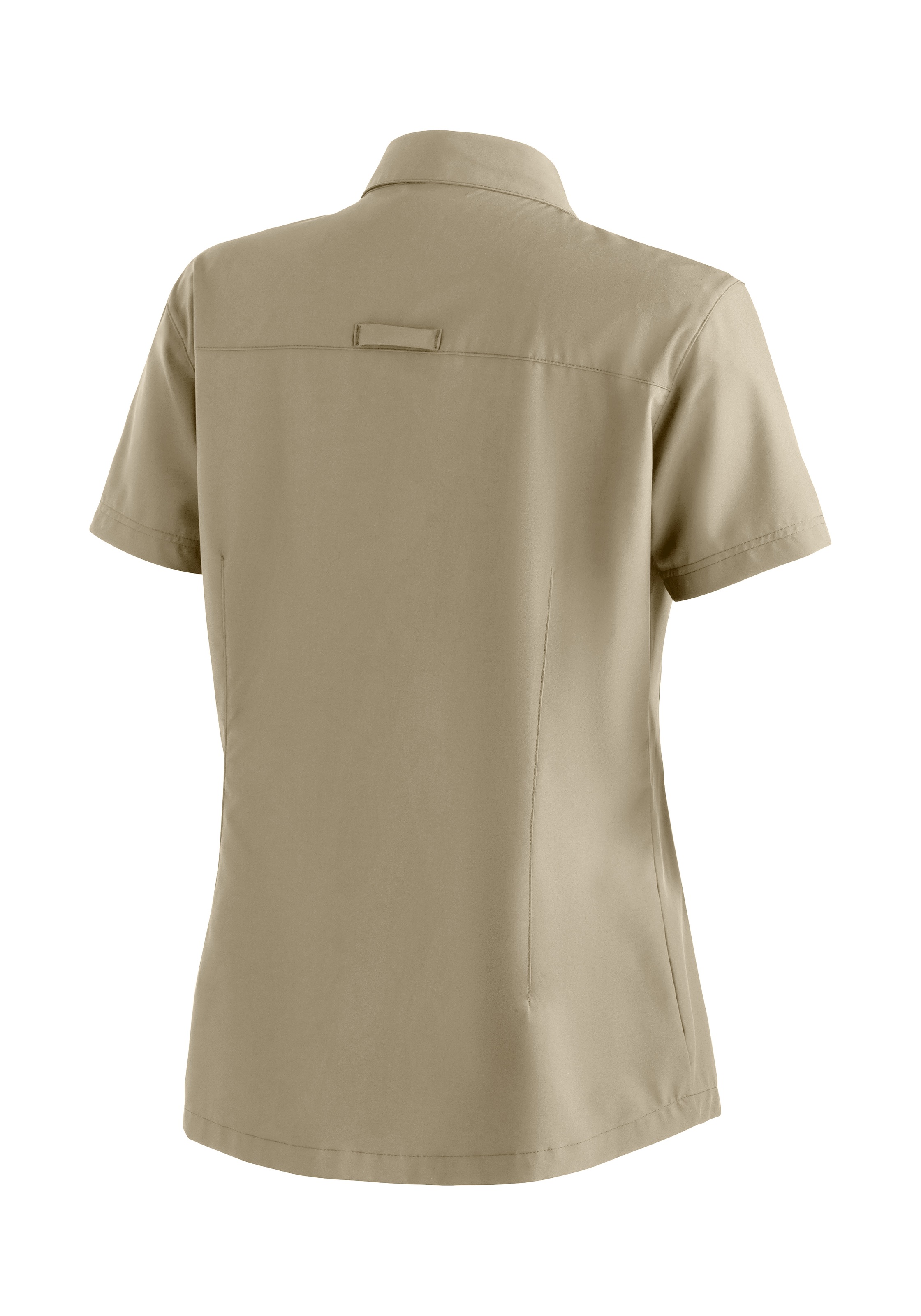Thumbnail - Maier Sports Funktionsbluse "Magos S/S W" Damen Hemdbluse, atmungsaktives Freizeit-Hemd, Taillierter Schnitt