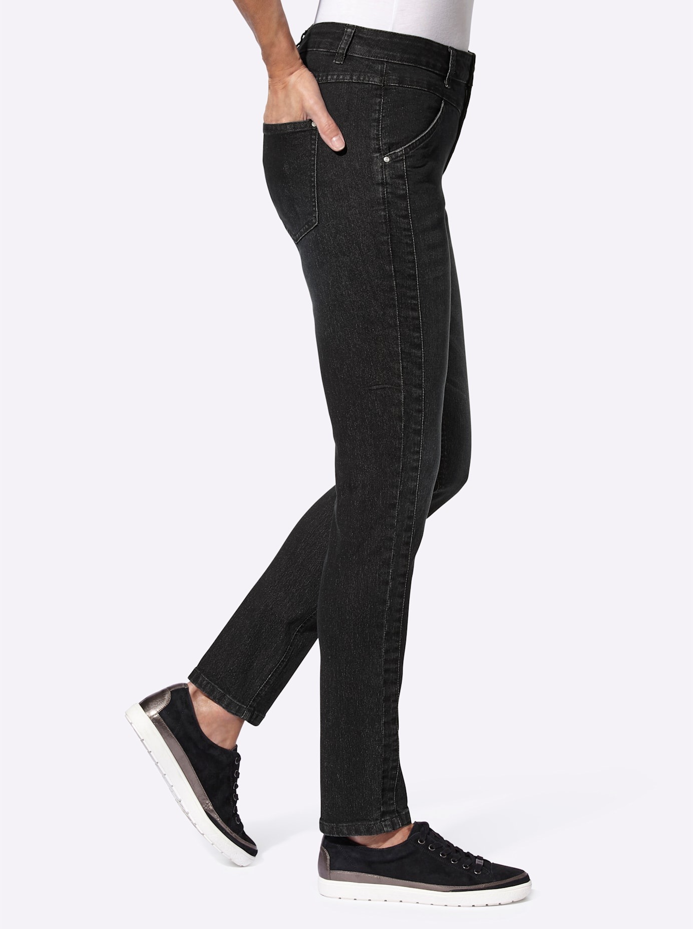 Casual Looks Bequeme Jeans, (1 tlg.)