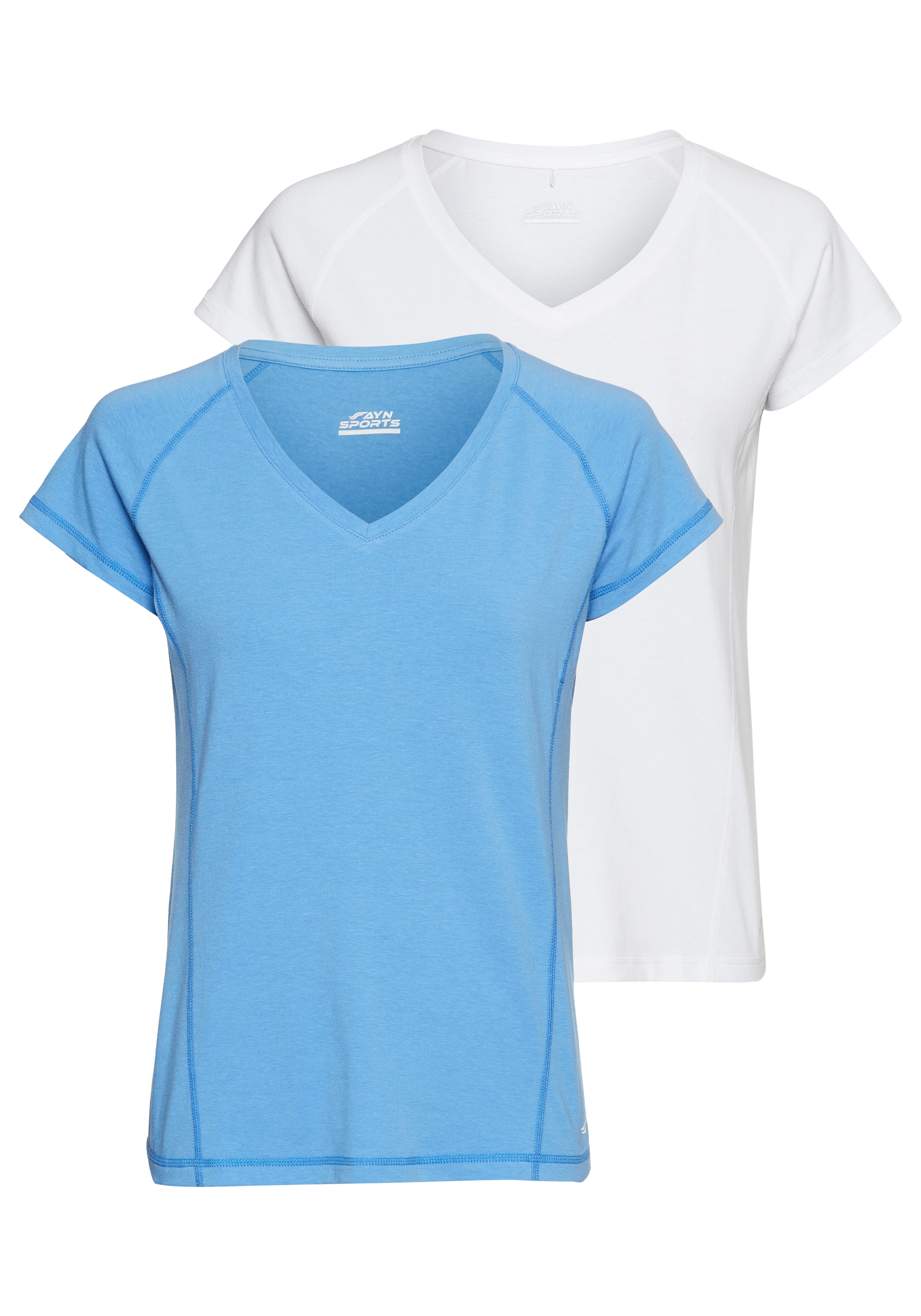 FAYN SPORTS Funktionsshirt "Double Pack Essential", 2 Stk. Kurzarm, lockere günstig online kaufen