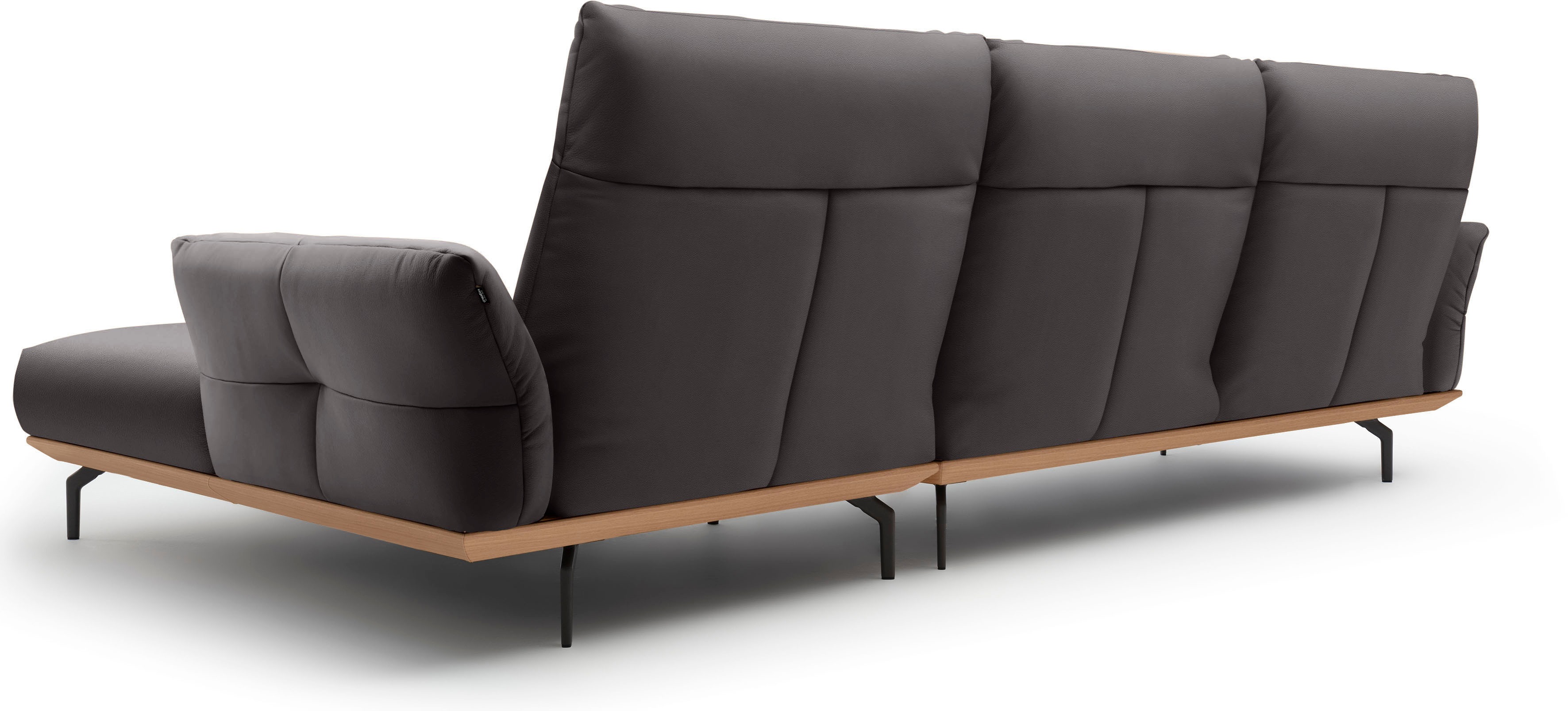 Thumbnail - Creation BY ROLF BENZ Ecksofa "CR.460" Sockel in Eiche, Winkelfüße in Umbragrau, Breite 318 cm