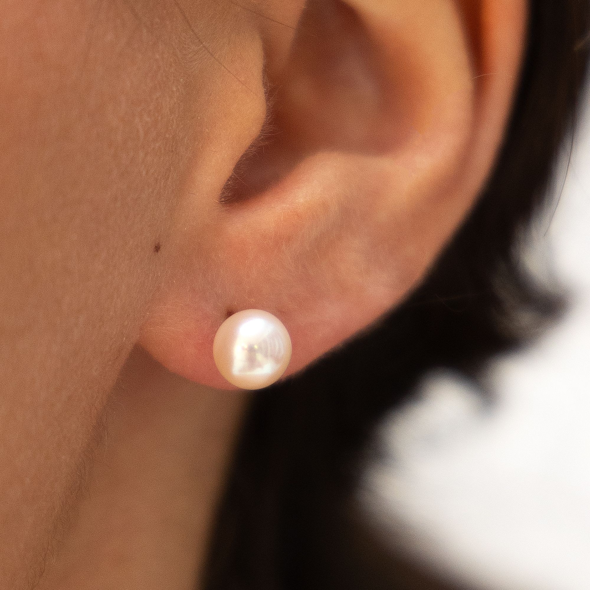 Fascination by Ellen K. Paar Ohrstecker »Gold 585 Akoya-Perle 6,5-7mm«