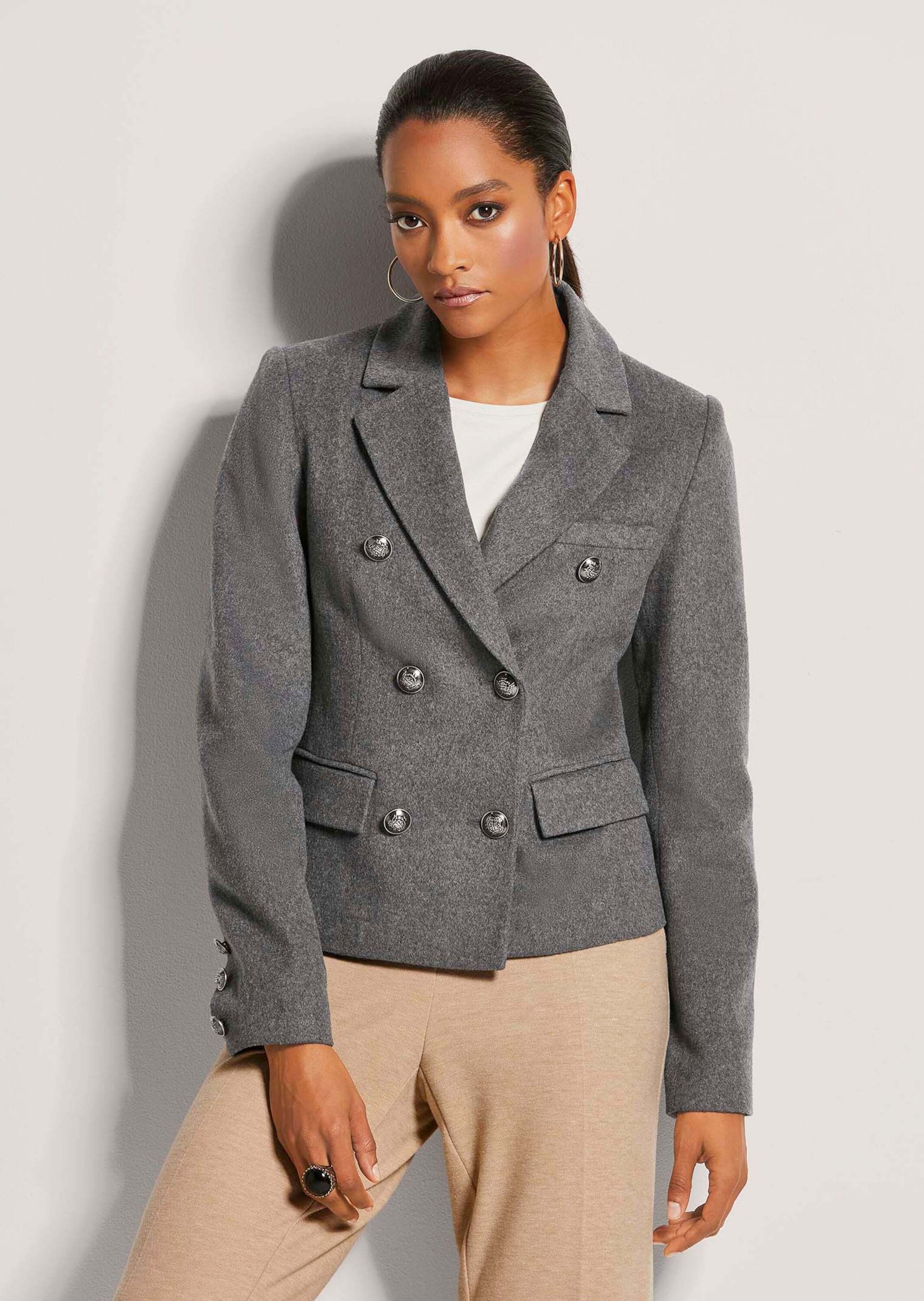 Thumbnail - MADELEINE Longblazer "Blazer Kurzblazer mit Glanz-Akzenten"