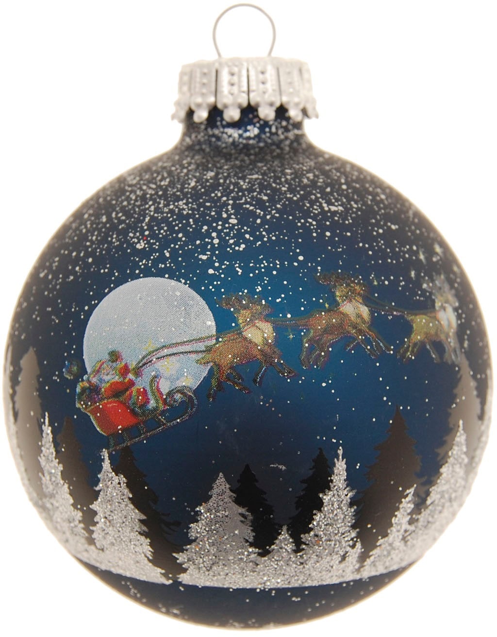 bestellen of Krebs Weihnachtsbaumkugel Glas 7 »Spirit Christmas, Lauscha St.), | Christbaumkugeln Christbaumschmuck, aus Glas 4 BAUR Weihnachtsdeko, (Set, cm«,