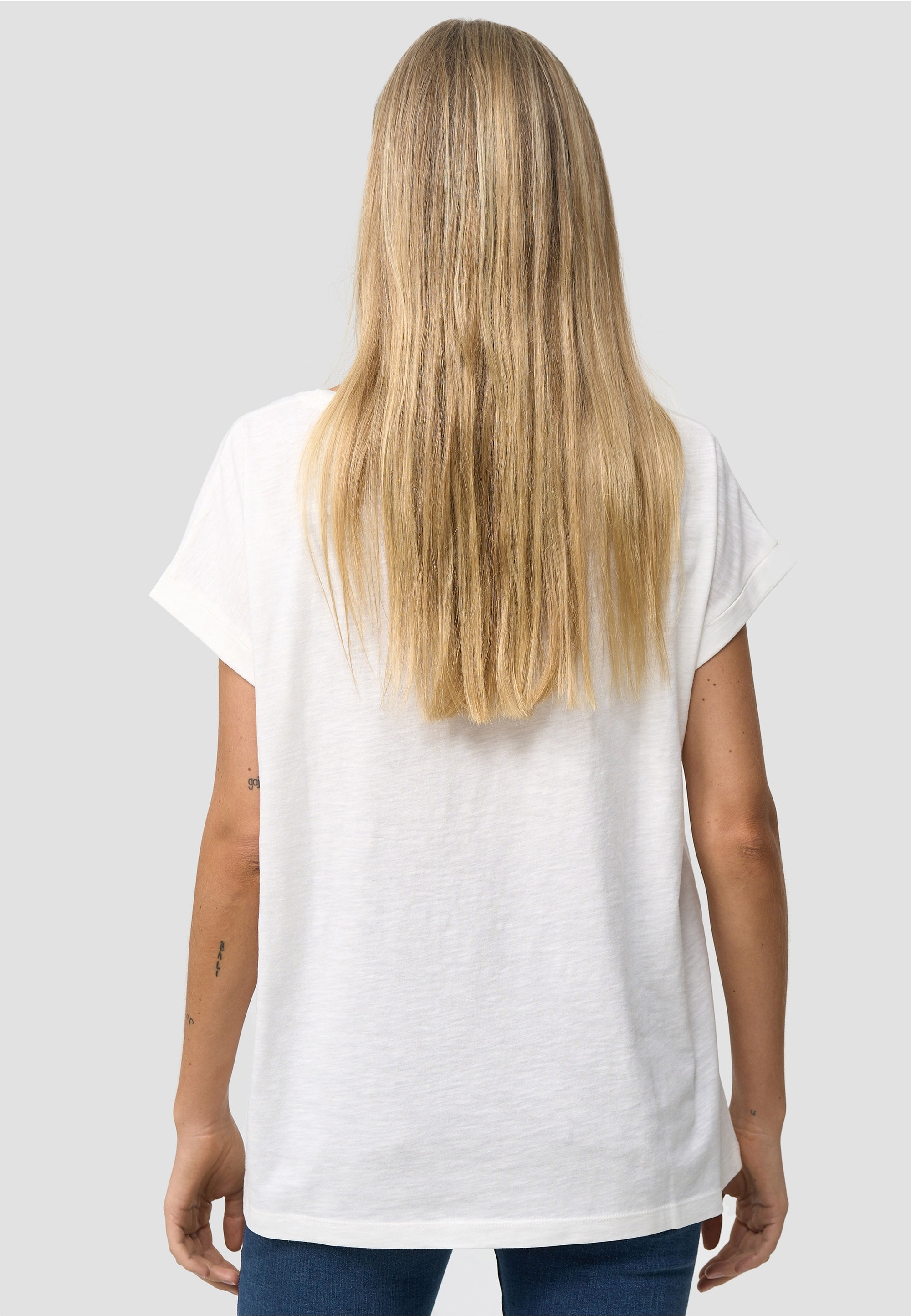 Recovered T-Shirt »Cruella Devil Art Ecru« 1 Stk. im zeitlosen Design