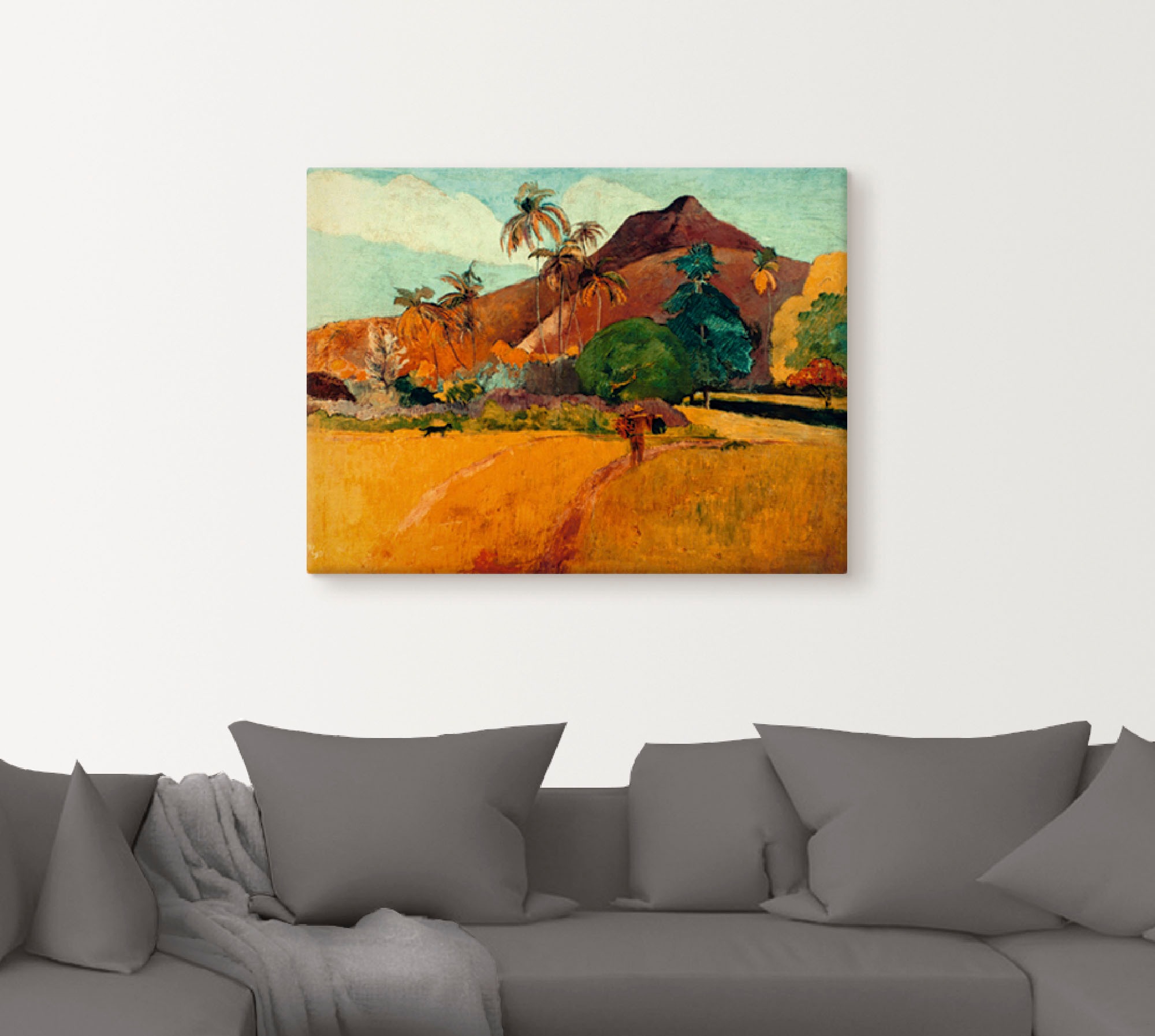 Artland Leinwandbild "Tahitische Landschaft, 1891" Berge 1 Stk. tlg. auf Ke günstig online kaufen