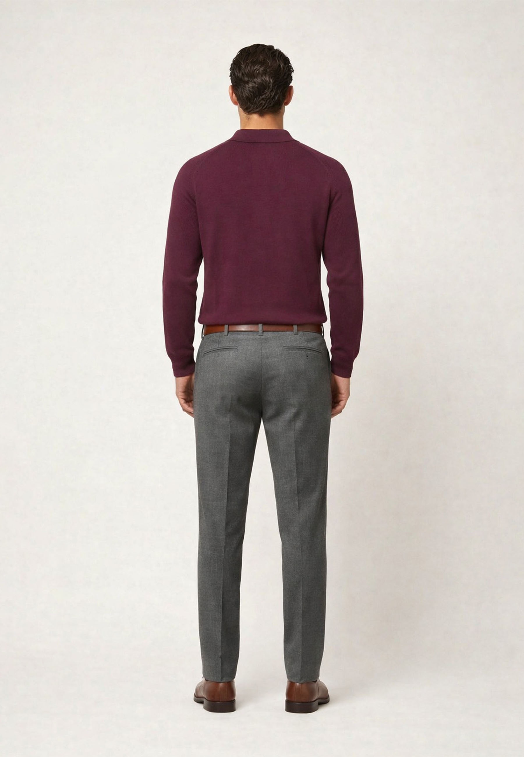 Felix Hardy Polo Sweater Bordeaux S 6