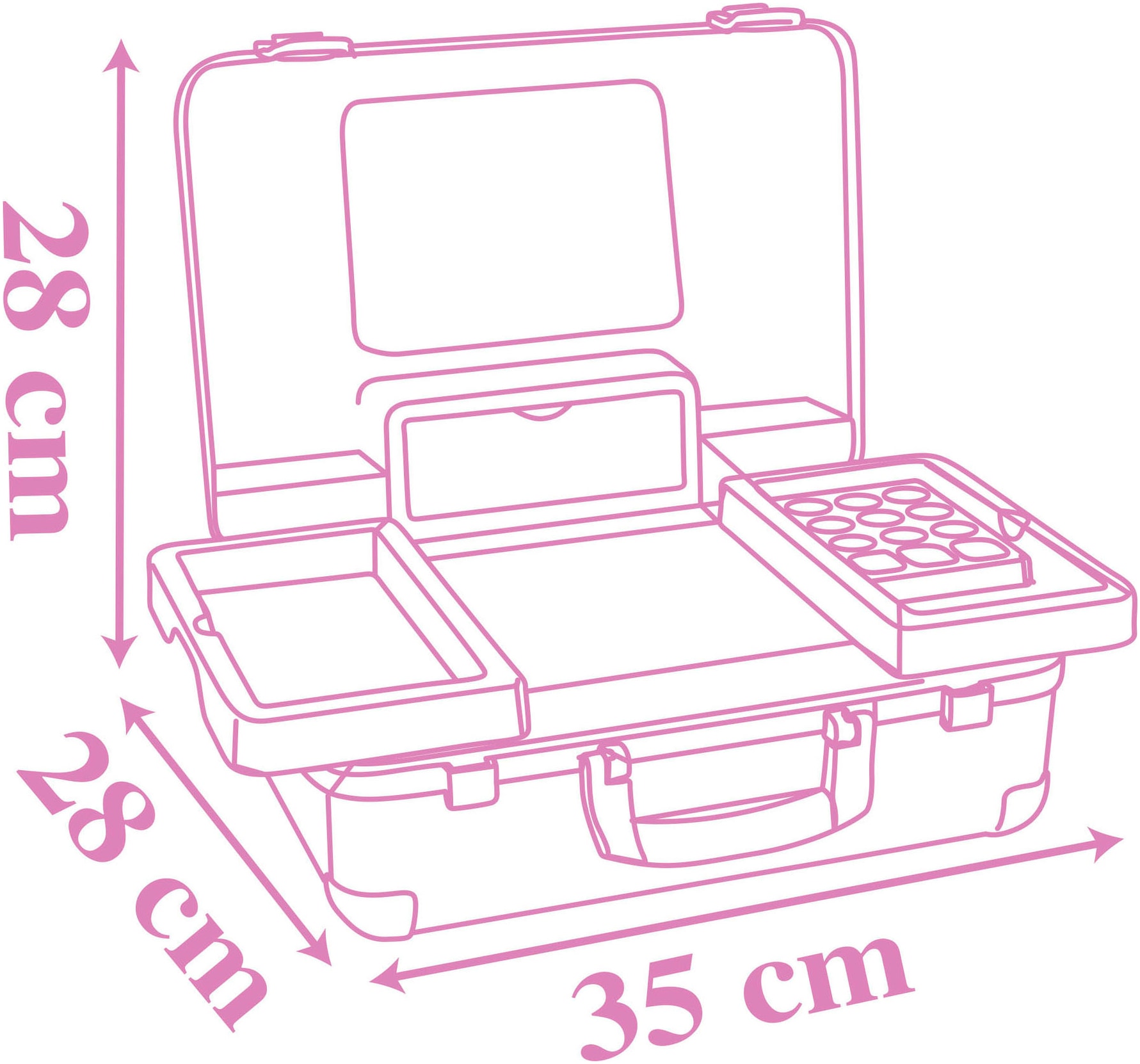 Smoby Kreativset »Disney Princess, Kosmetikkoffer«, Made in Europe