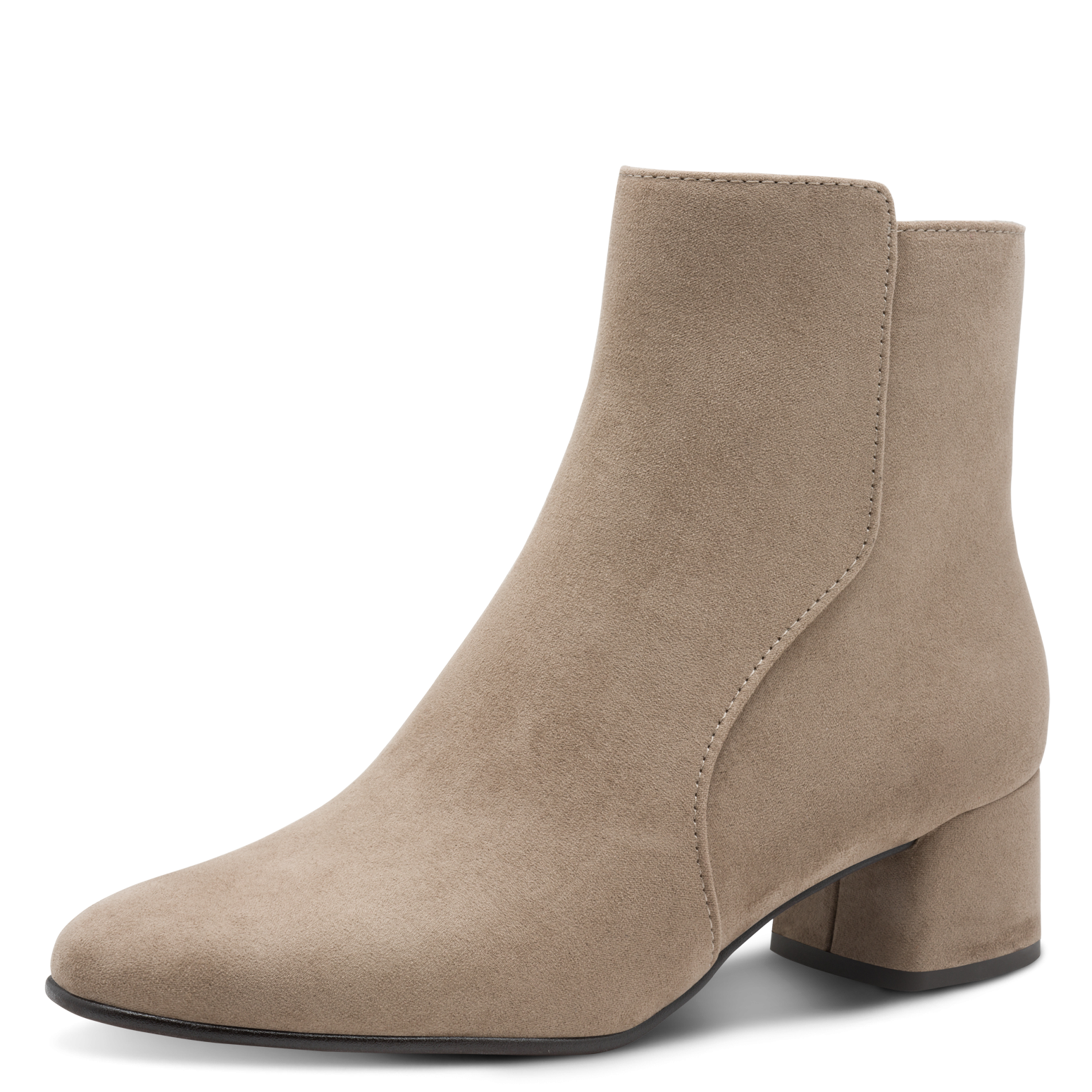 MARCO TOZZI Stiefelette, Blockabsatz, Businessschuh, Ankleboots mit Ziernäh günstig online kaufen