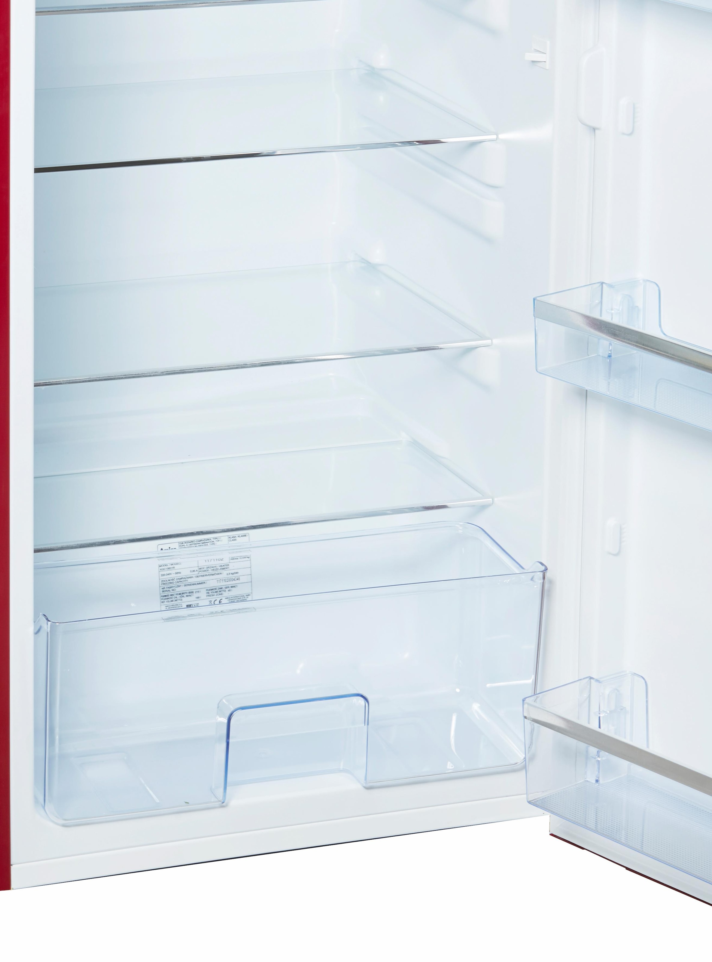 Amica Kühl-/Gefrierkombination »KGC1563 R« 144 cm hoch 55 cm breit