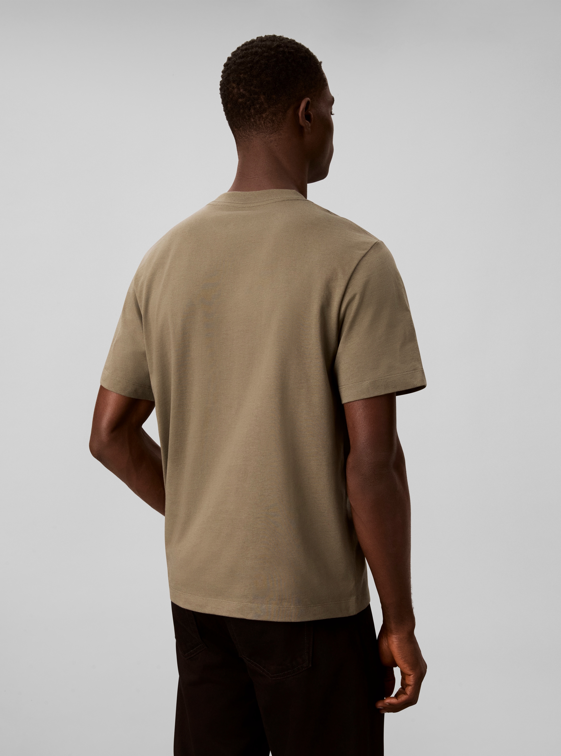 Calvin Klein Jeans T-Shirt Rundhalsausschnitt, Regular Fit, Logo-Print