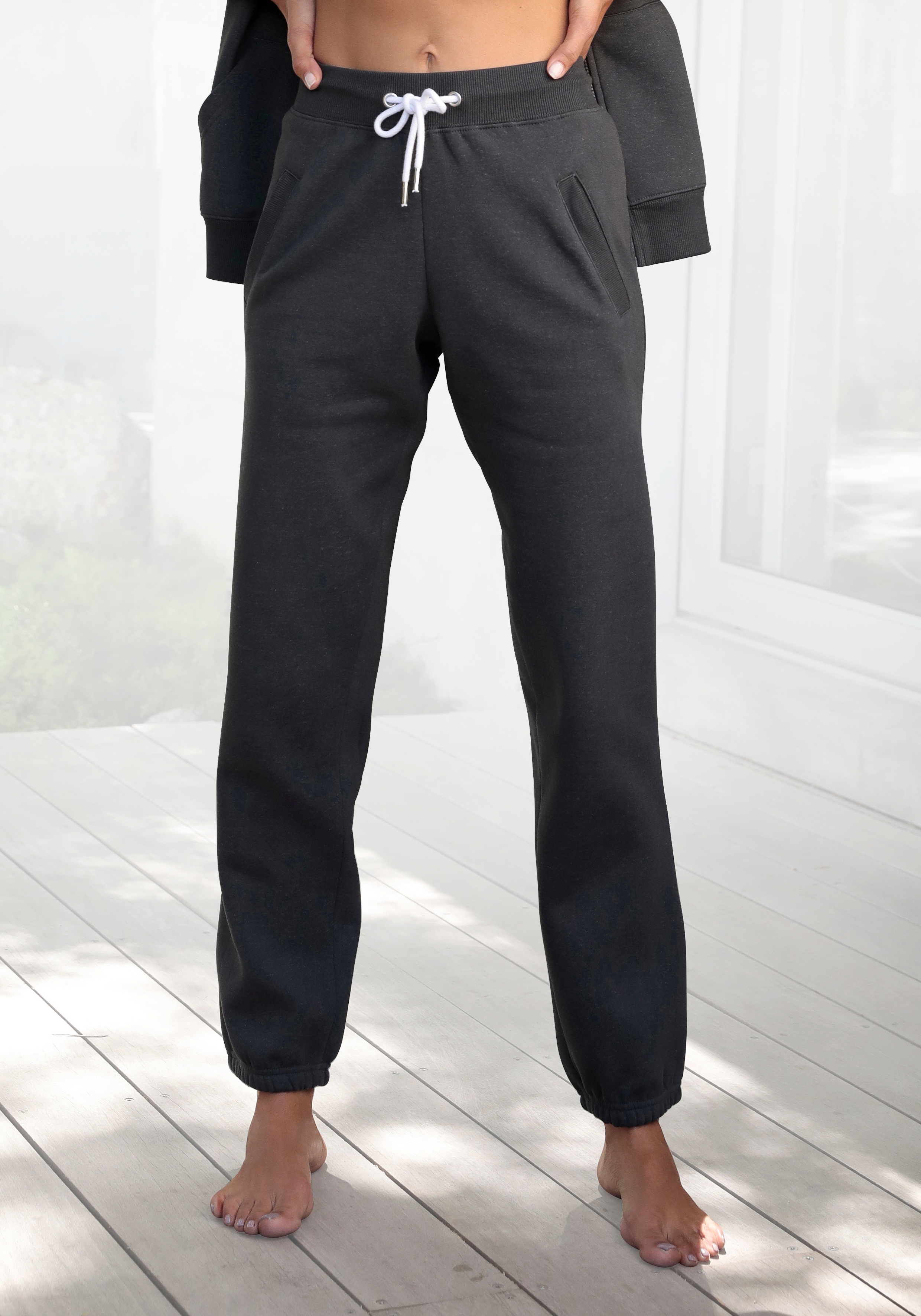 H.I.S Sweathose bequeme Baumwoll-Relaxhose, Home- und Loungewear