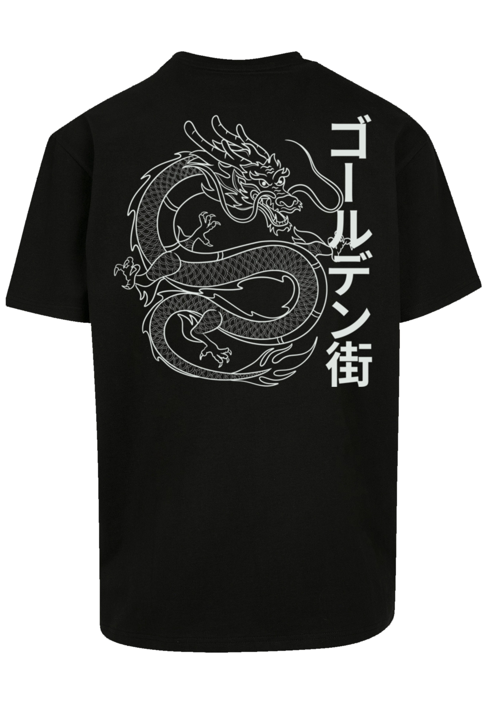 F4NT4STIC T-Shirt »Drache Golden Gai«, Print