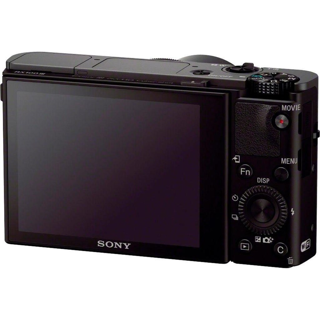 Sony Systemkamera »DSC-RX100 III G«, 24-70mm Carl Zeiss Vario Sonnar T* Objektiv (F1.8-F2.8), 20,1 MP, 2,9 fachx opt. Zoom, NFC-WLAN (Wi-Fi)