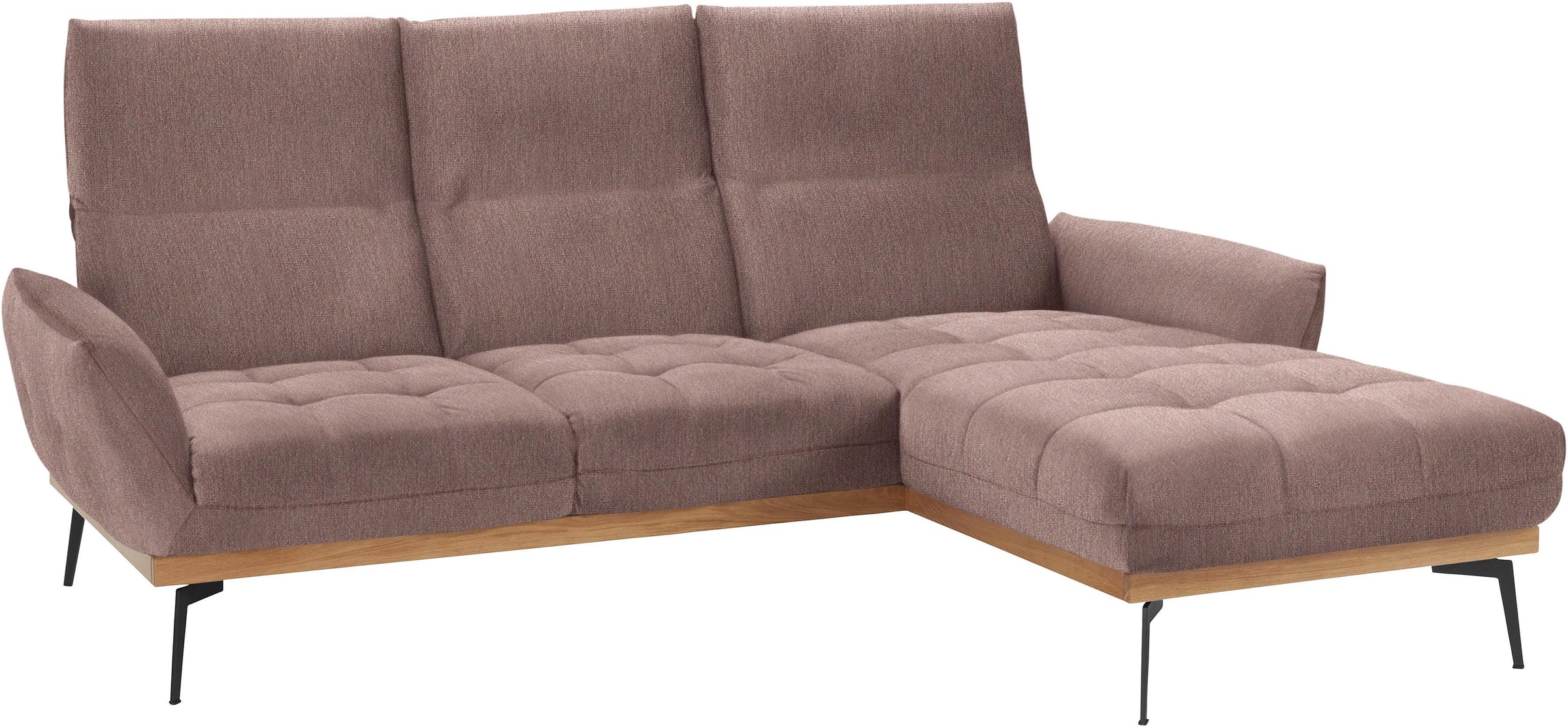 Guido Maria Kretschmer Home&Living Ecksofa »Palíc, inkl. Rückenverstellung, bequem, elegant, Breite 245cm, L-Form«
