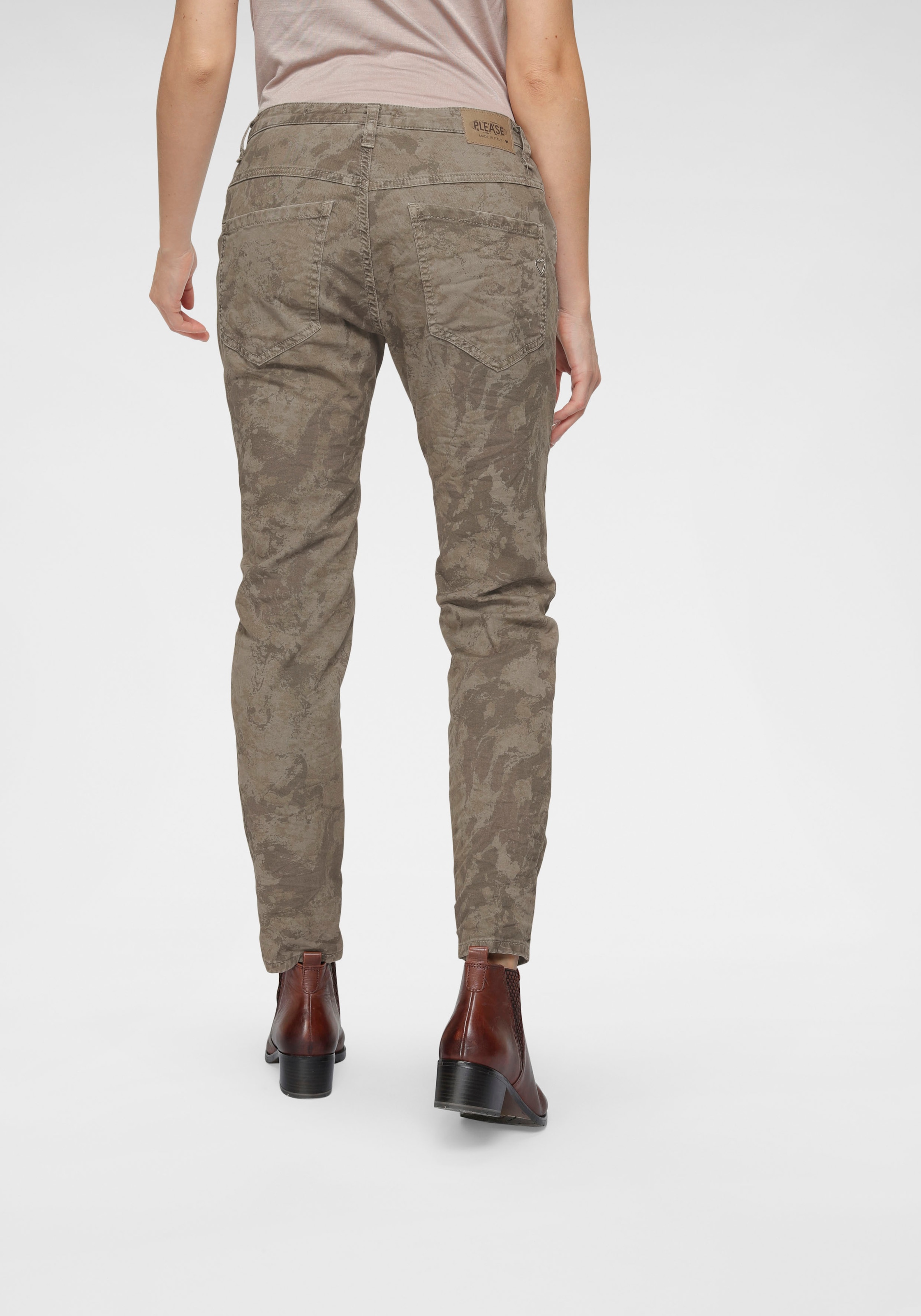 Please Jeans Röhrenhose »P78«, im Military Style online kaufen | BAUR