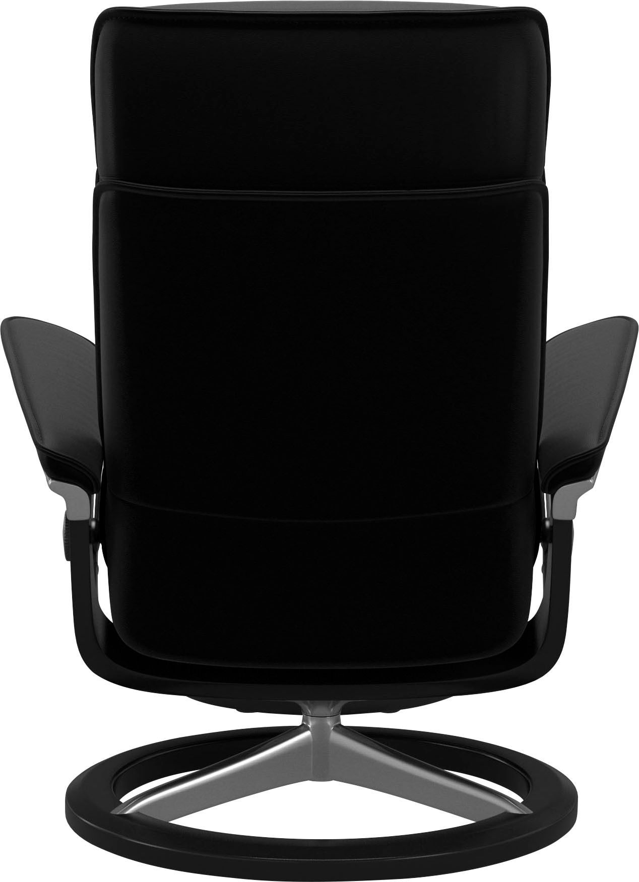 Stressless® Relaxsessel »Admiral«, (Set, Relaxsessel inkl. Hocker), mit Signature Base, Größe M & L, Gestell Schwarz