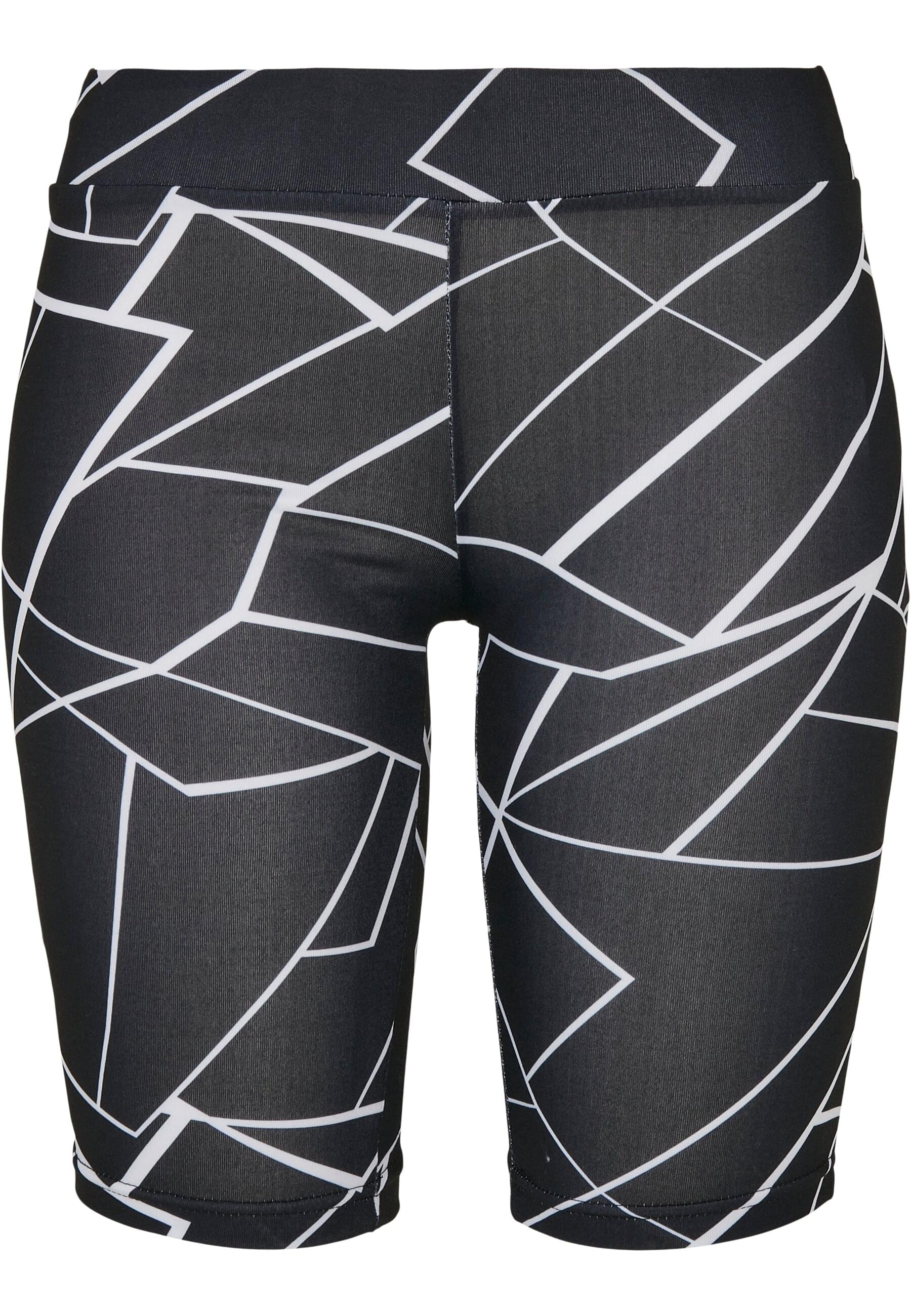 Stoffhose »Urban Classics Damen Ladies AOP Cycle Shorts«, (1 tlg.)