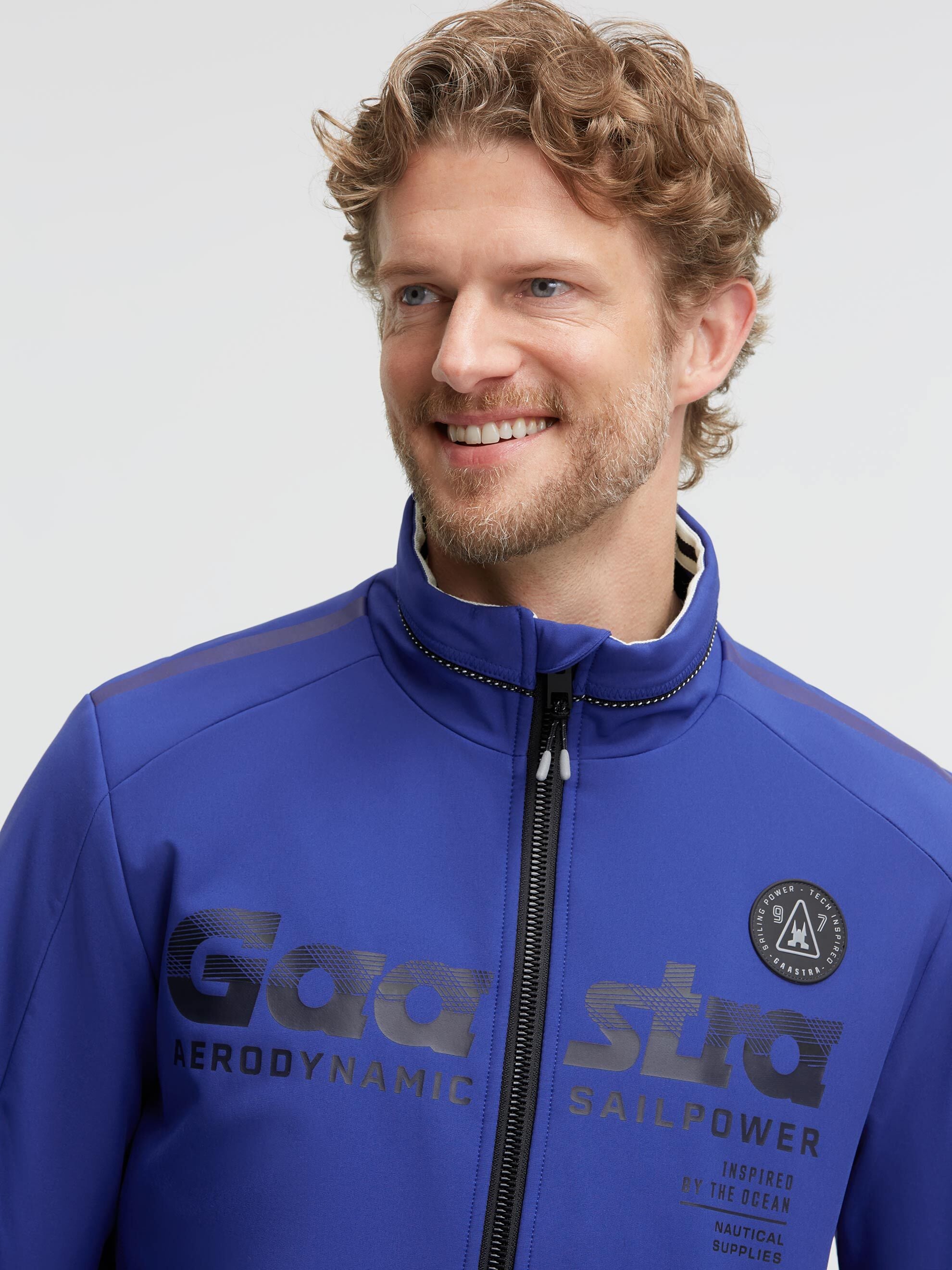 Gaastra Softshelljacke ohne Kapuze mit Windfangleiste