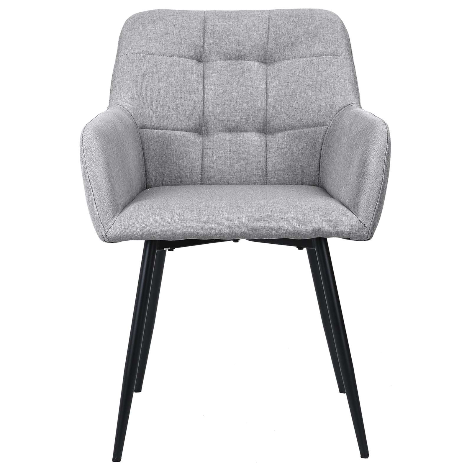 OTTO home Esszimmerstuhl »Bostony«, 2 St., gepolsterte Rückenlehne, Armlehne und Sitzfläche, Sitzhöhe 49 cm