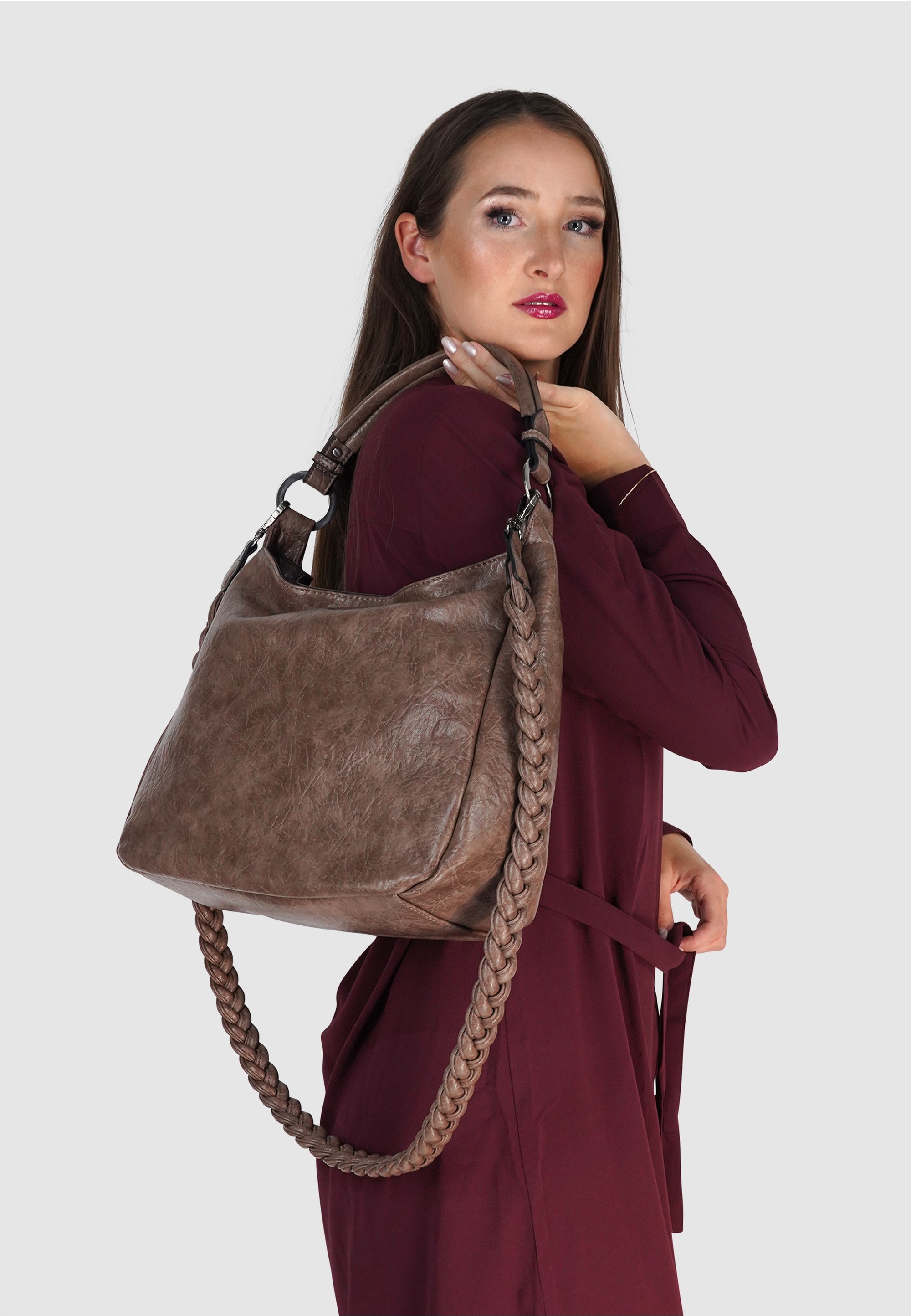 Harpa Henkeltasche »TILDA« mit geräumigem Hauptfach und Innentaschen