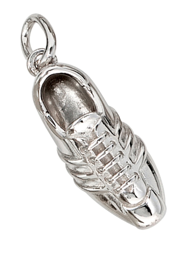 JOBO Kettenanhänger »Anhänger Fußballschuh 21 mm«  925 Silber rhodiniert