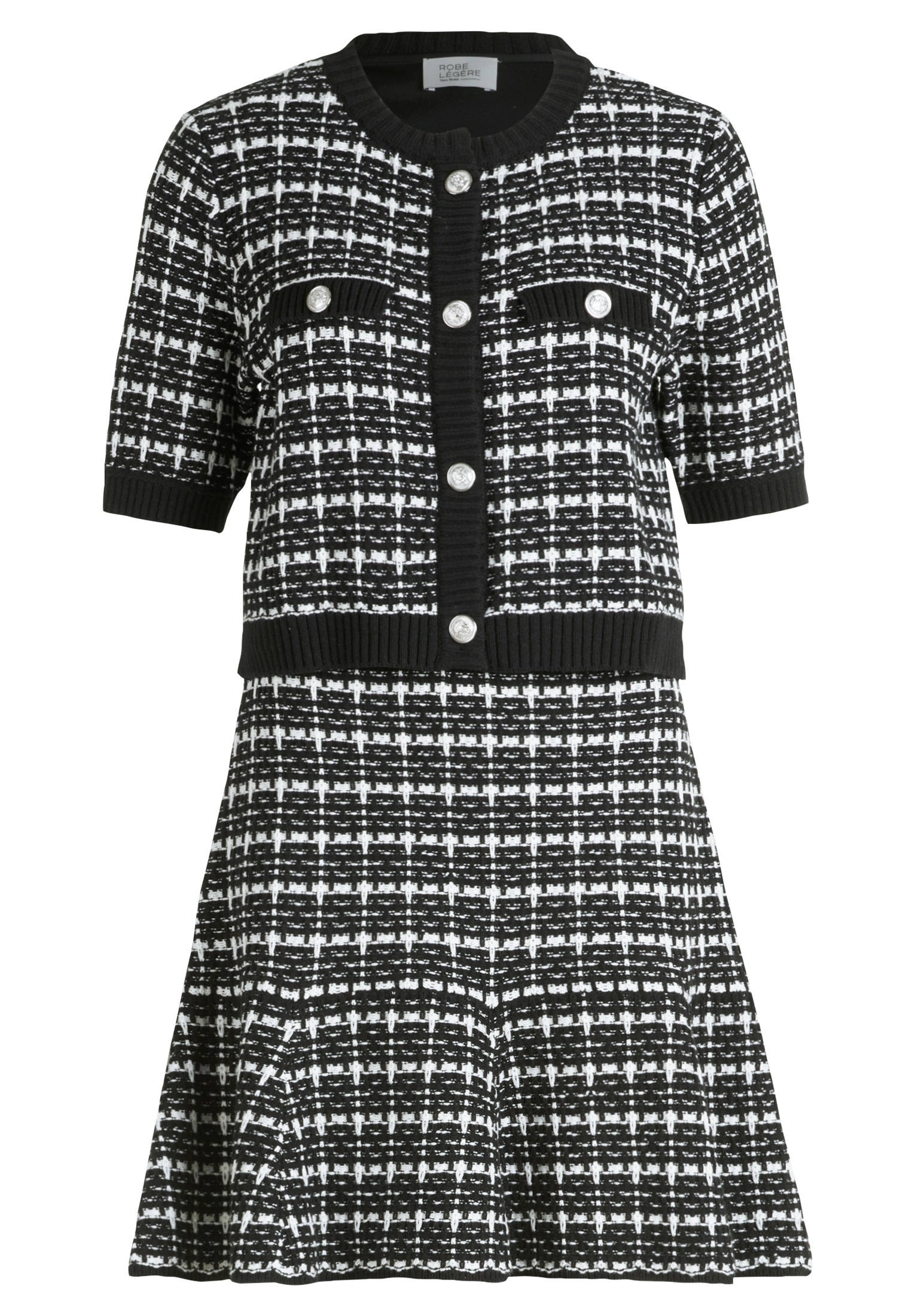 Vera Mont Strickkleid "Damen mit Volant" Ohne Tasche Volant günstig online kaufen