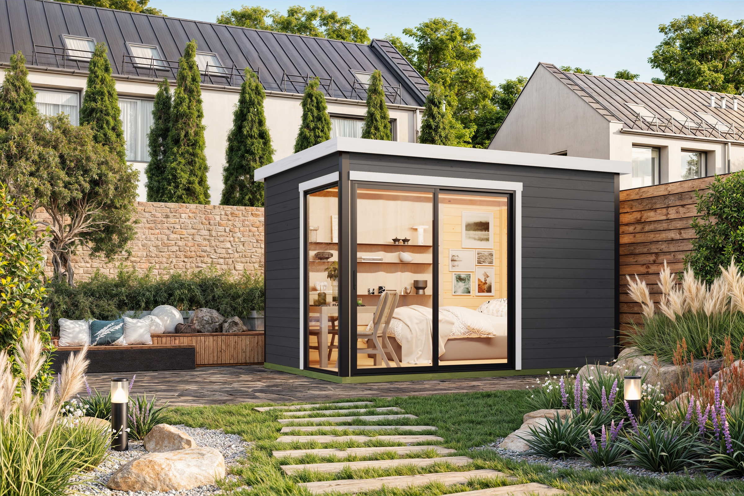 Nordic Holz Gartenhaus "AUSTIN 2" günstig online kaufen